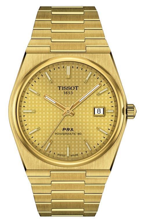 Tissot Mens Automatic Prx Powermatic 80 35mm Watch Product Image