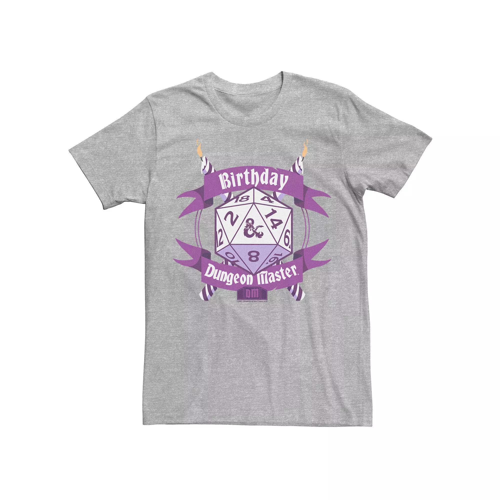 Men's Wizards Of The Coast Dungeons & Dragons Birthday Dungeon Master Tee, Size: XXL, Athletic Grey Product Image