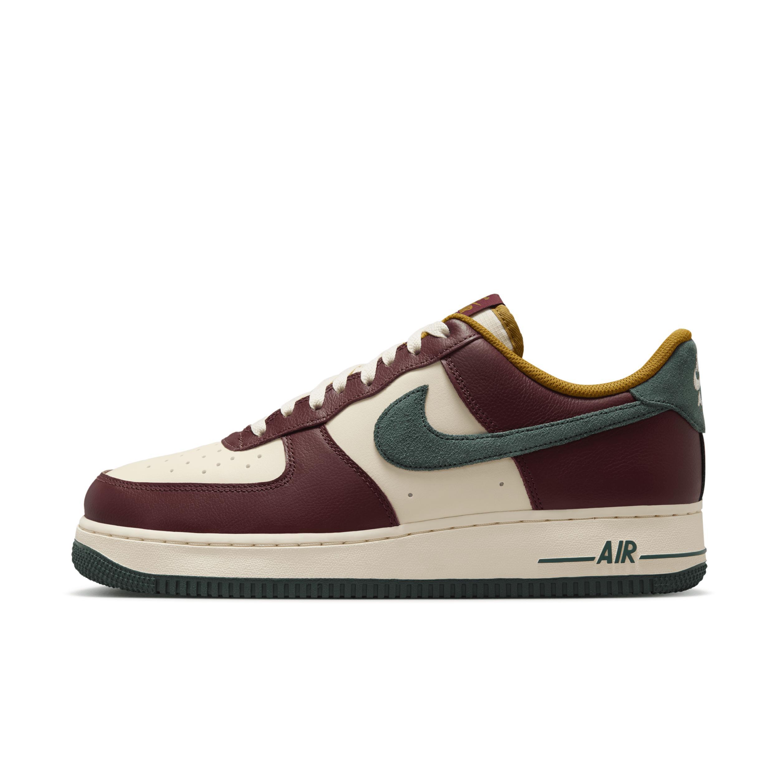 NIKE Air Force 1 Low Sneakers In Coconut Milk/dark Team Red/bronzine/vintage Green Product Image