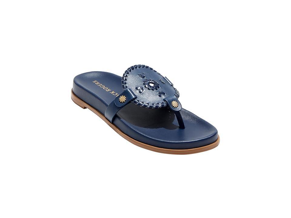 Jack Rogers Womens Collins Whipstitch Detail Thong Sandals Product Image