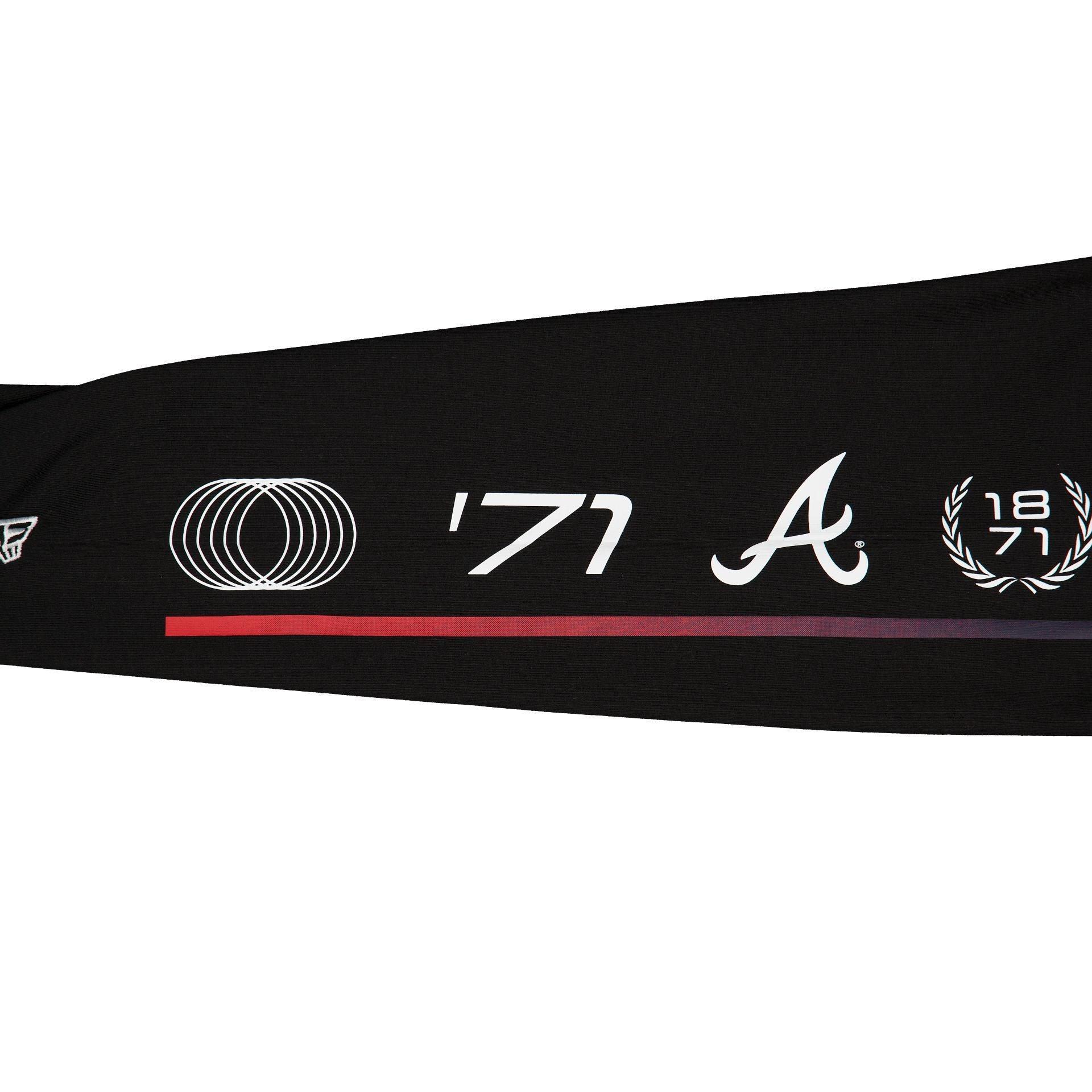 Atlanta Braves Modern Speed Black Long Sleeve T-Shirt Male Product Image