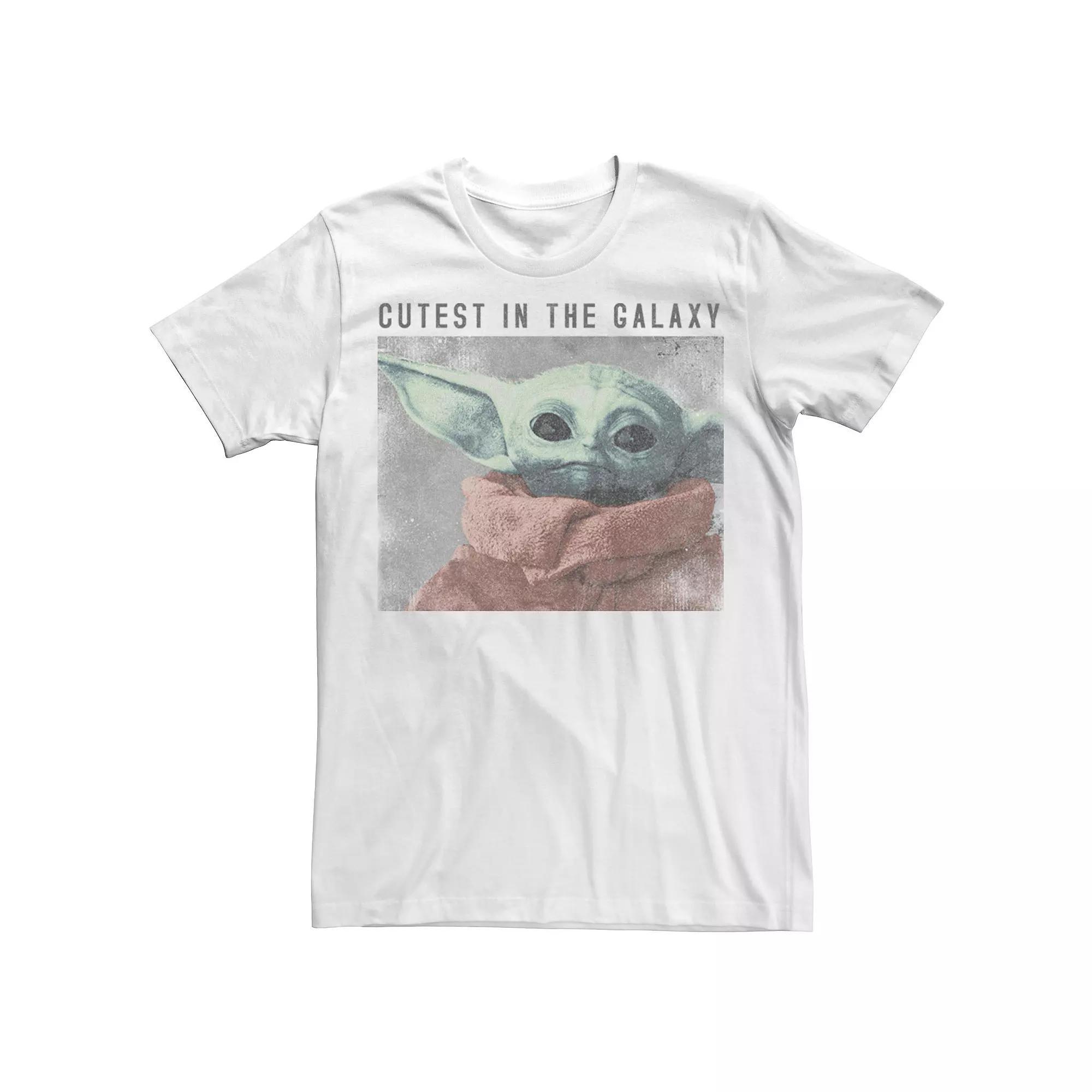 Men's Star Wars Galaxys Cutest Tee, Size: XL, White Product Image