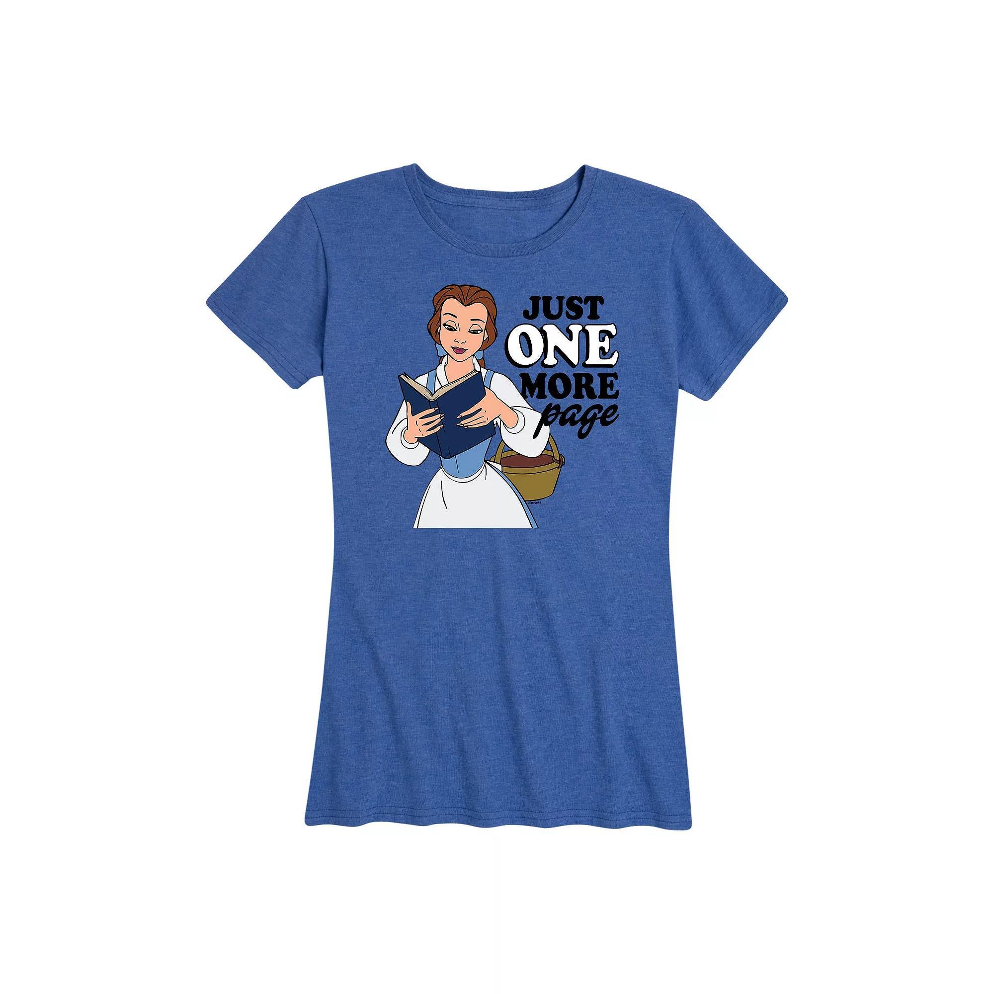 Disney Princess Belle Women's One More Page Graphic Tee, Girl's,  Product Image