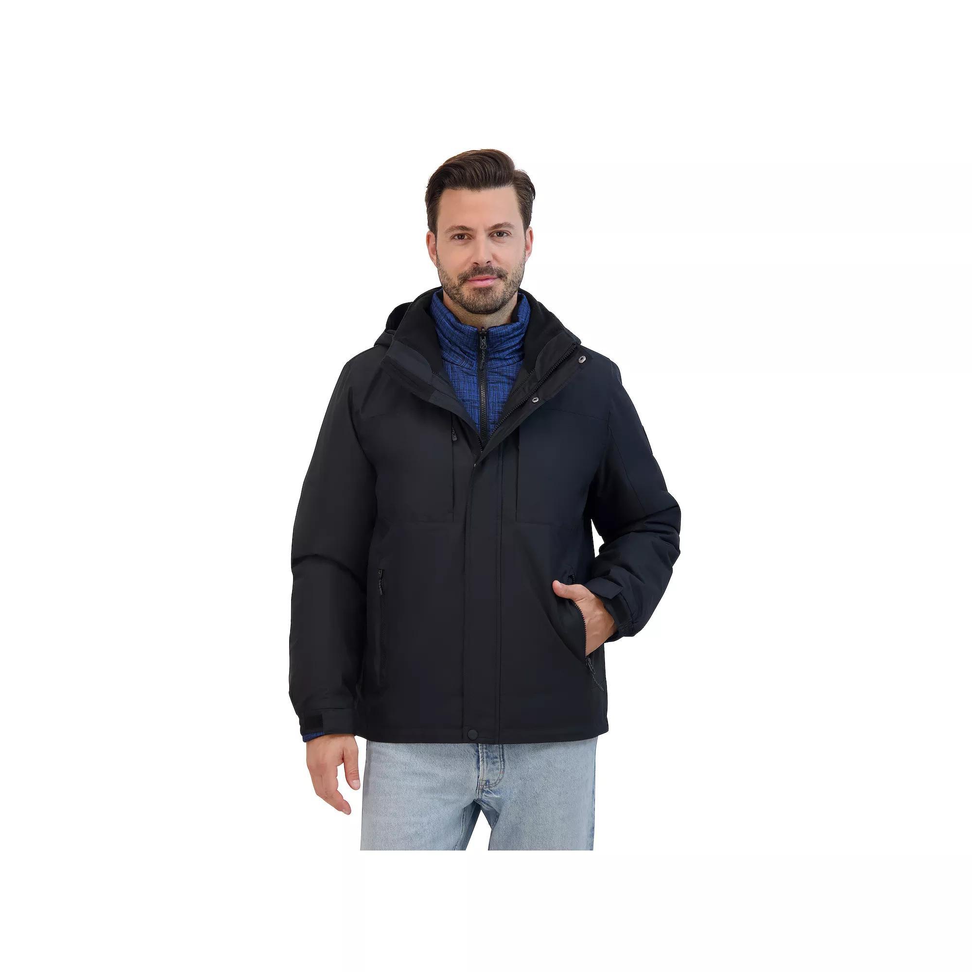 Men's ZeroXposur Grid Dobby 2-In-1 Hooded Shell with Inner Coat,  Product Image