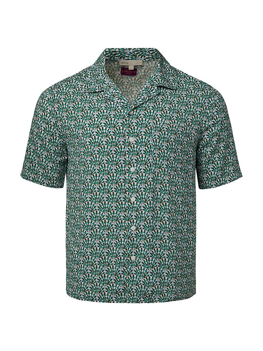 Mens Abstract Camp Shirt Product Image