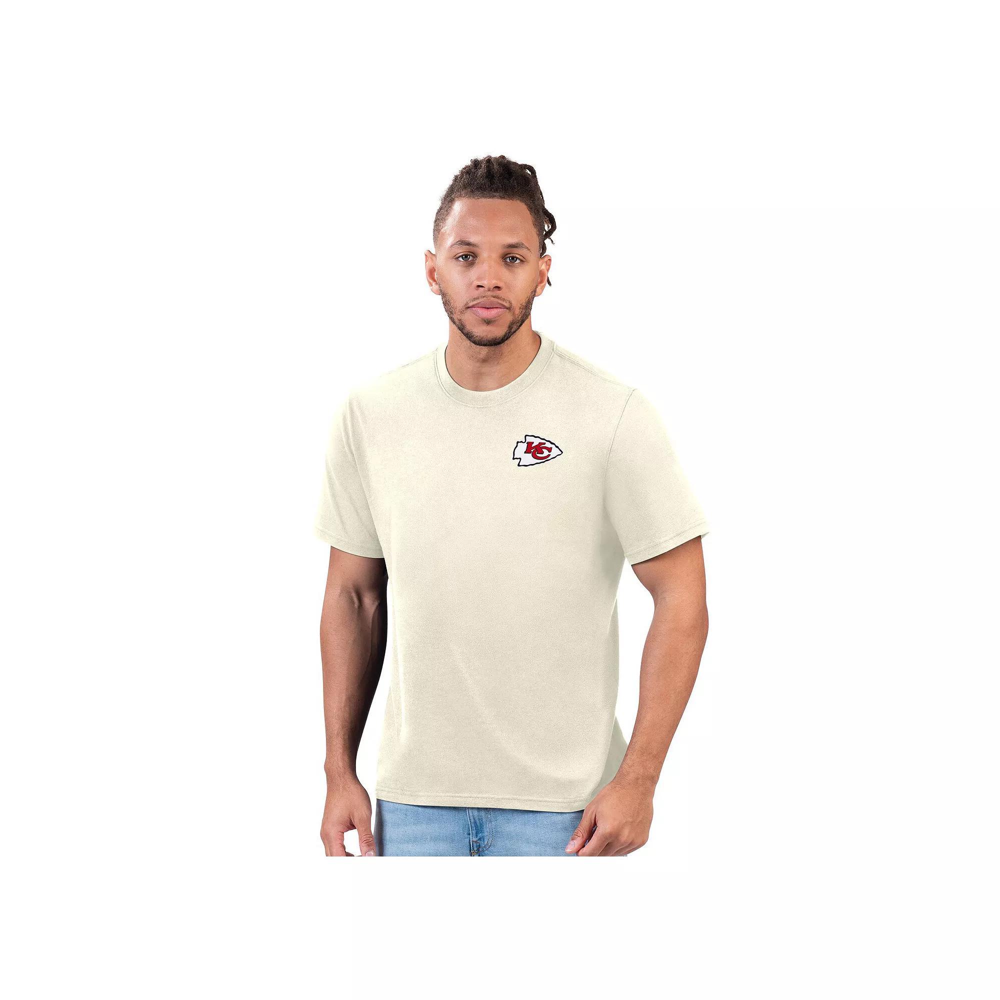 Men's Margaritaville Cream Kansas City Chiefs Wastin' Away T-Shirt,  Product Image