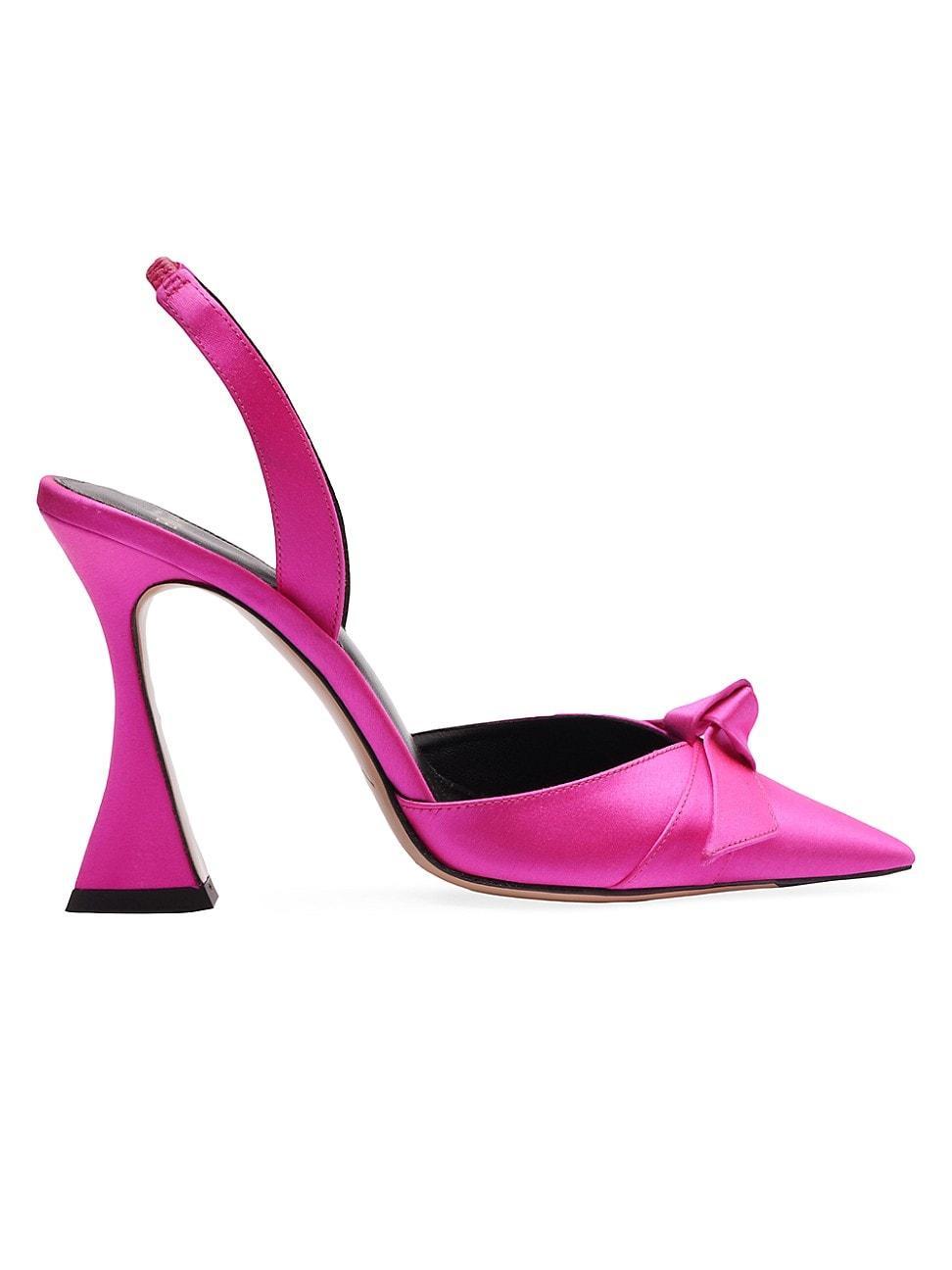 Womens Clarita Bell Satin Slingback Pumps Product Image