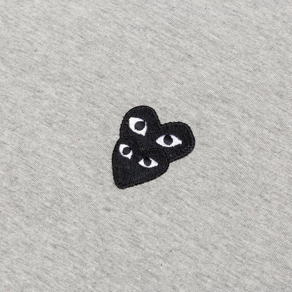 Stacked Heart L/S T-Shirt - Grey Male Product Image