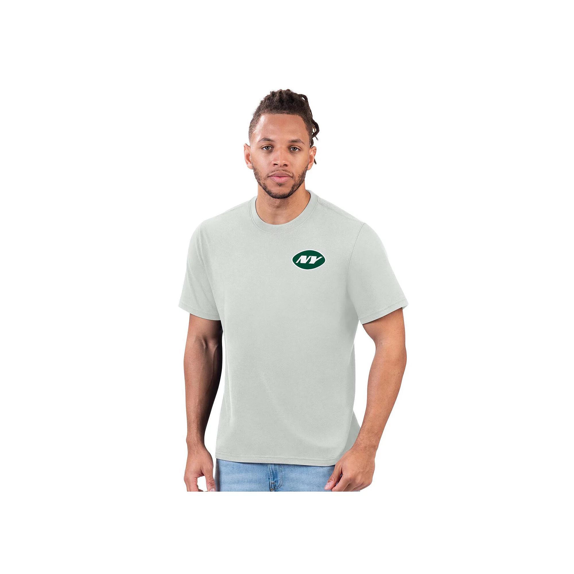 Men's Margaritaville Gray New York Jets Flip Flop T-Shirt, Size: Medium, Grey Product Image