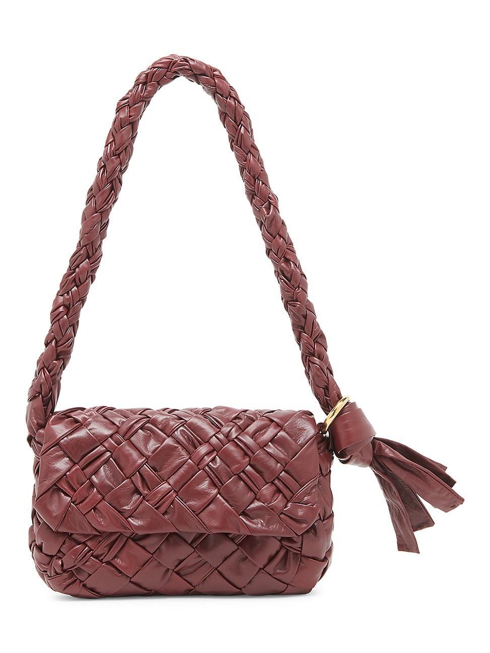 Womens Citt Intrecciato Leather Shoulder Bag Product Image