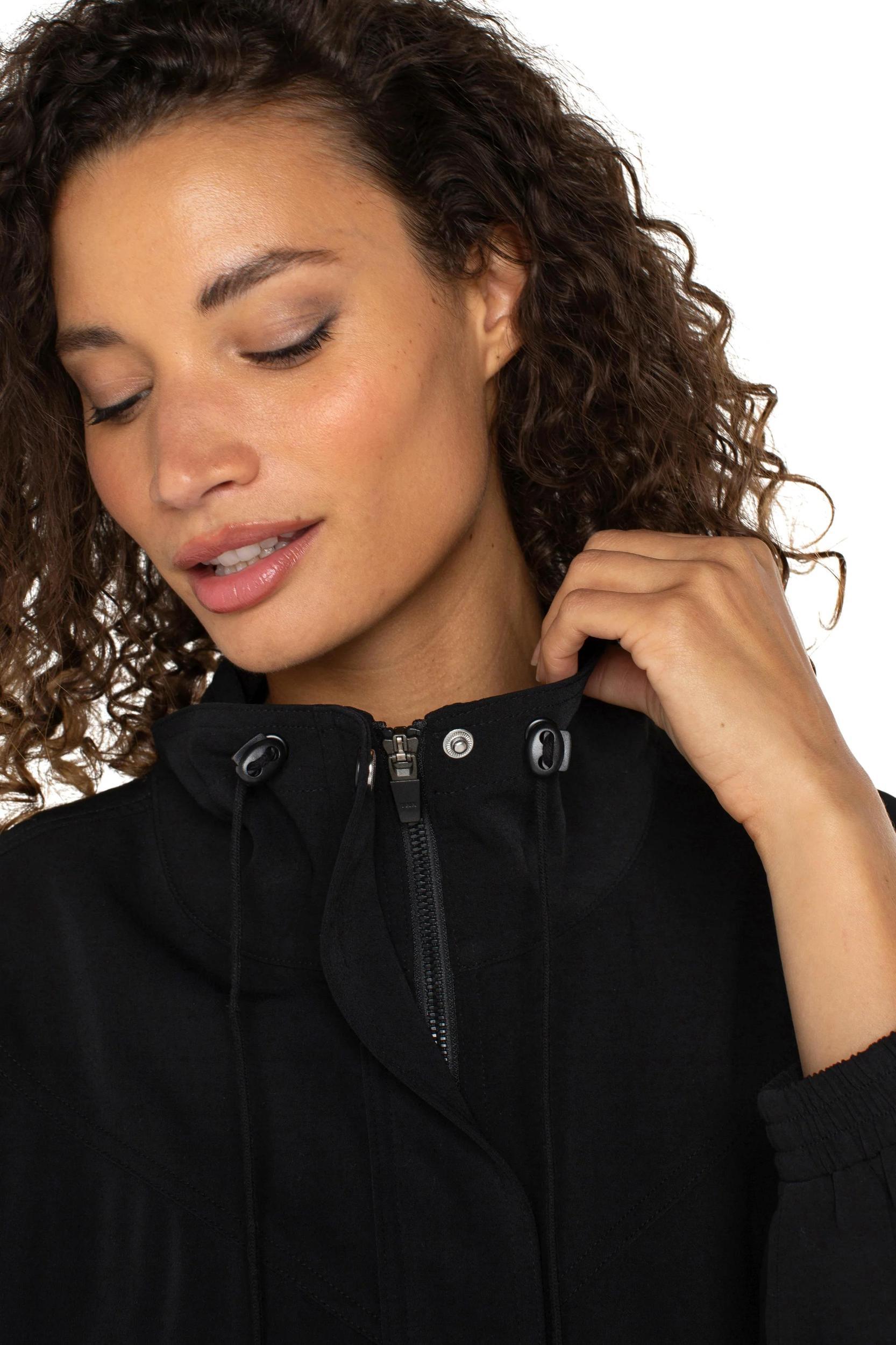 Zip Up Dolman Jacket Product Image