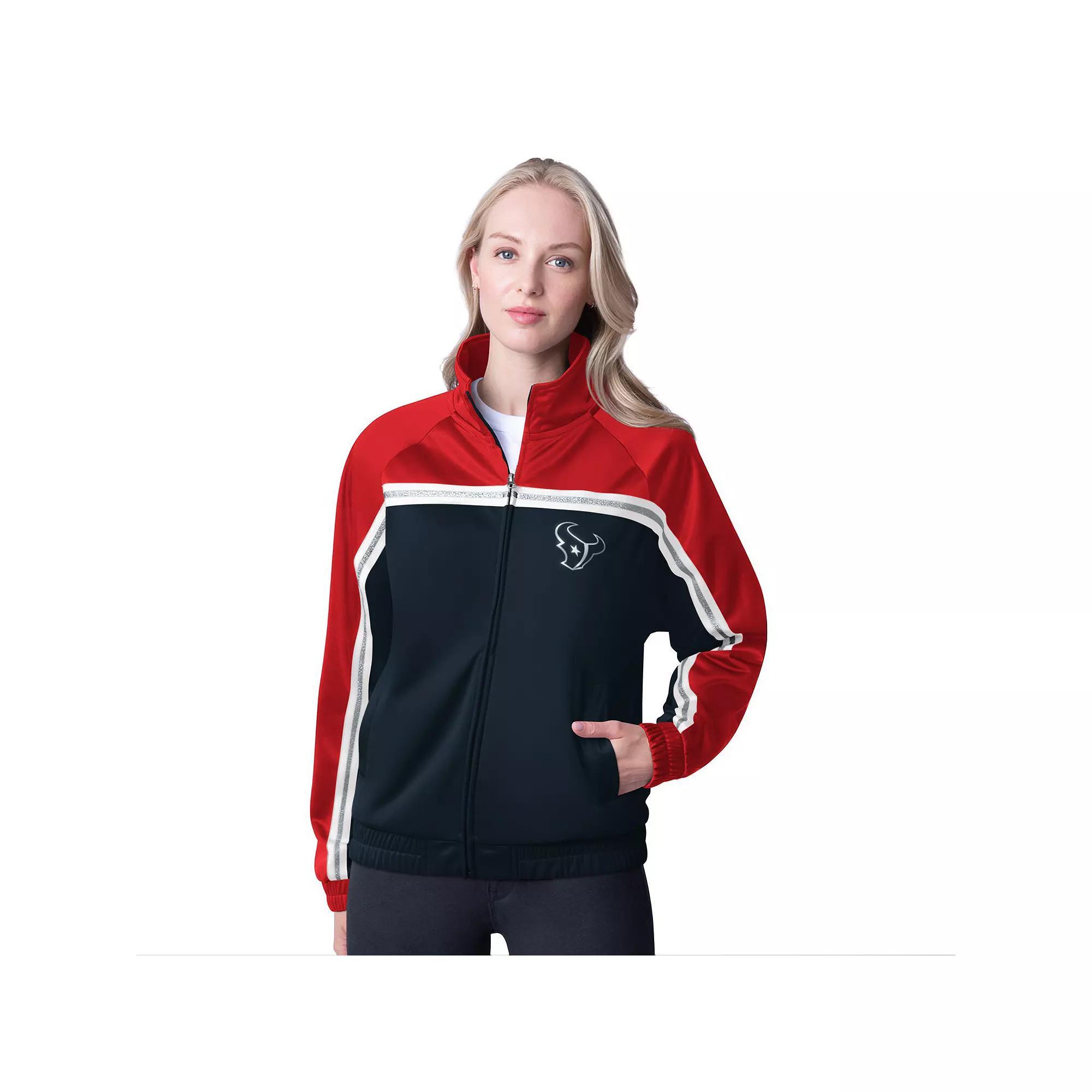 Women's G-III 4Her by Carl Banks Navy New England Patriots Post Game Full-Zip Track Jacket,  Product Image