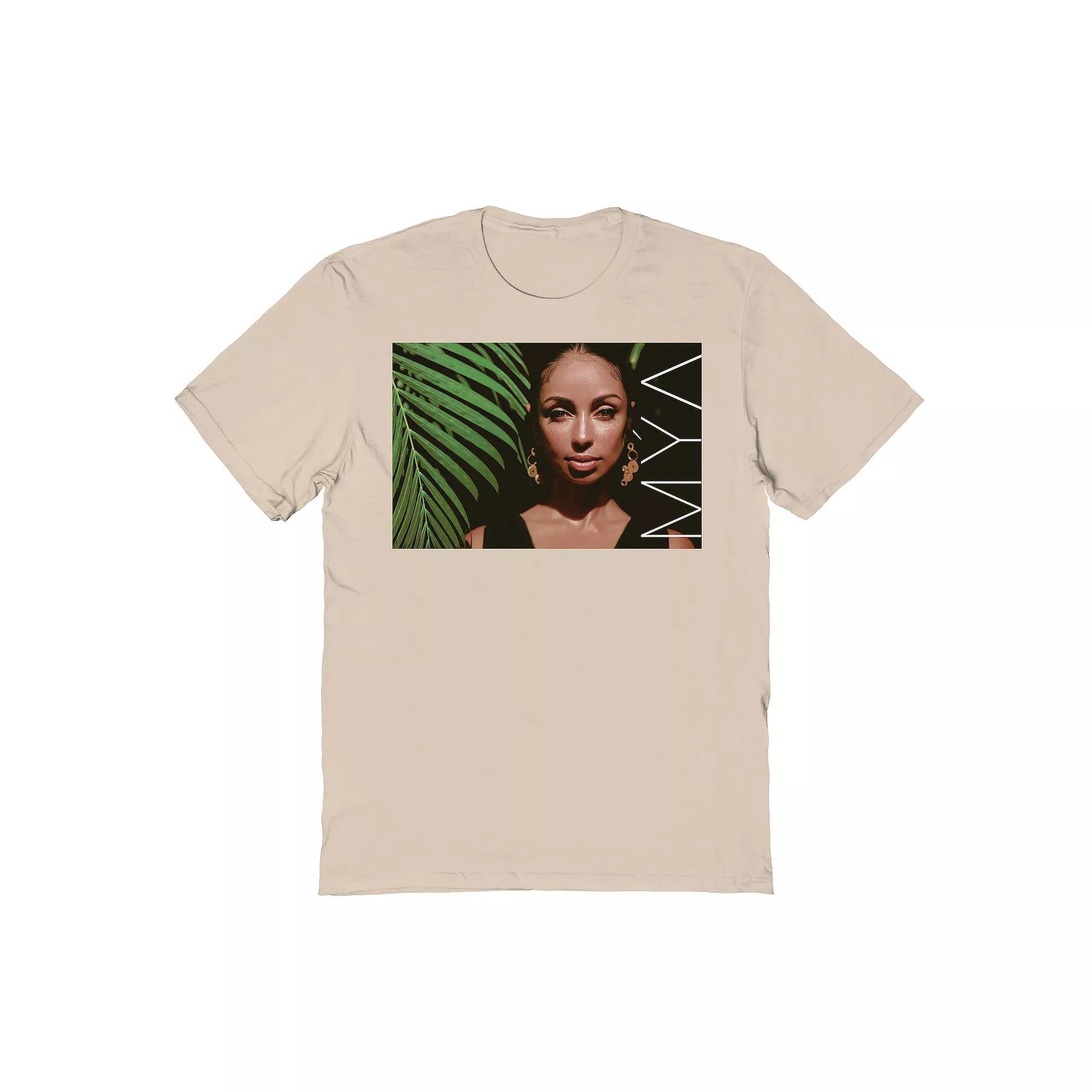 Mens Leaf Graphic Tee Brown Product Image