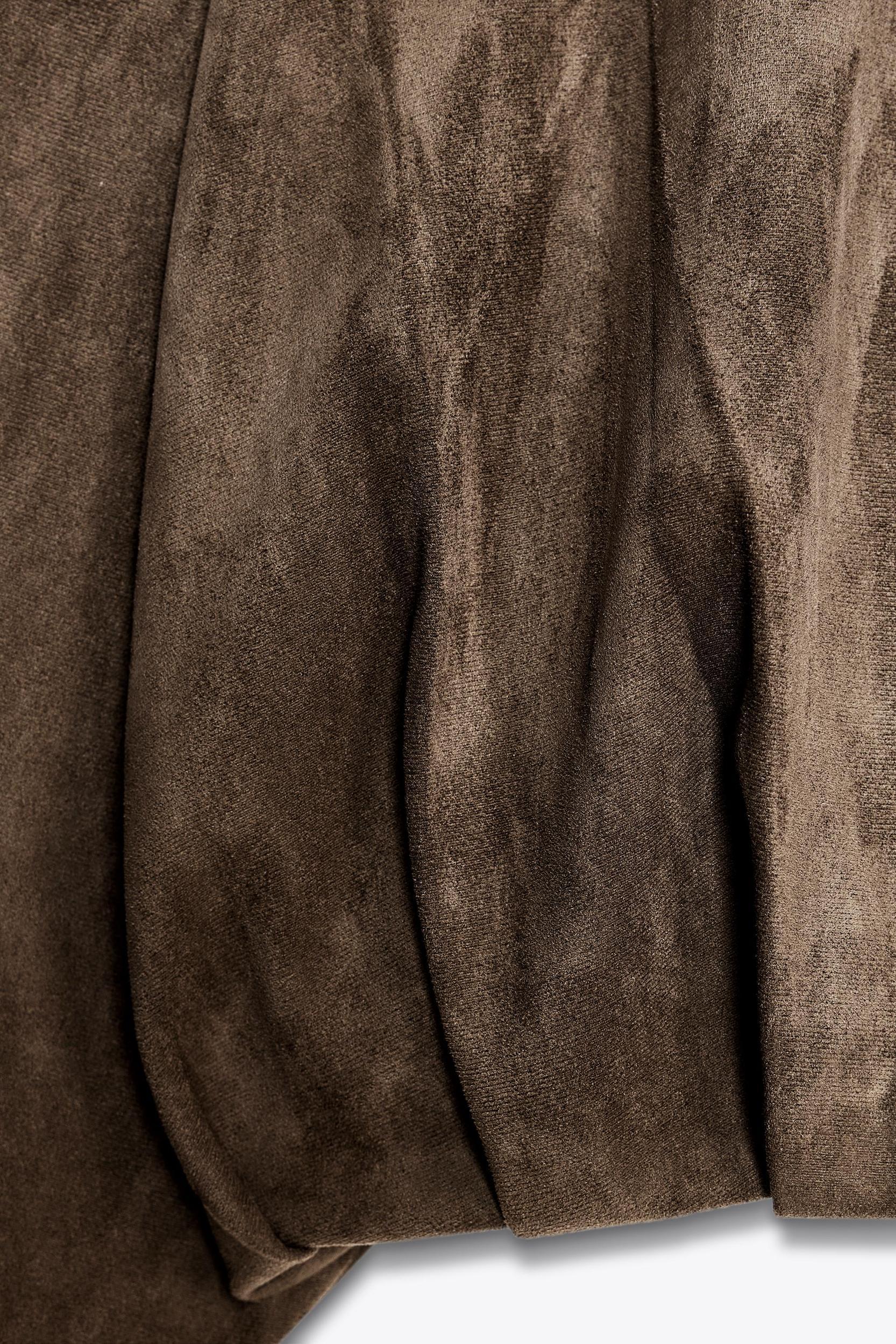 SUEDE EFFECT BOMBER JACKET Product Image