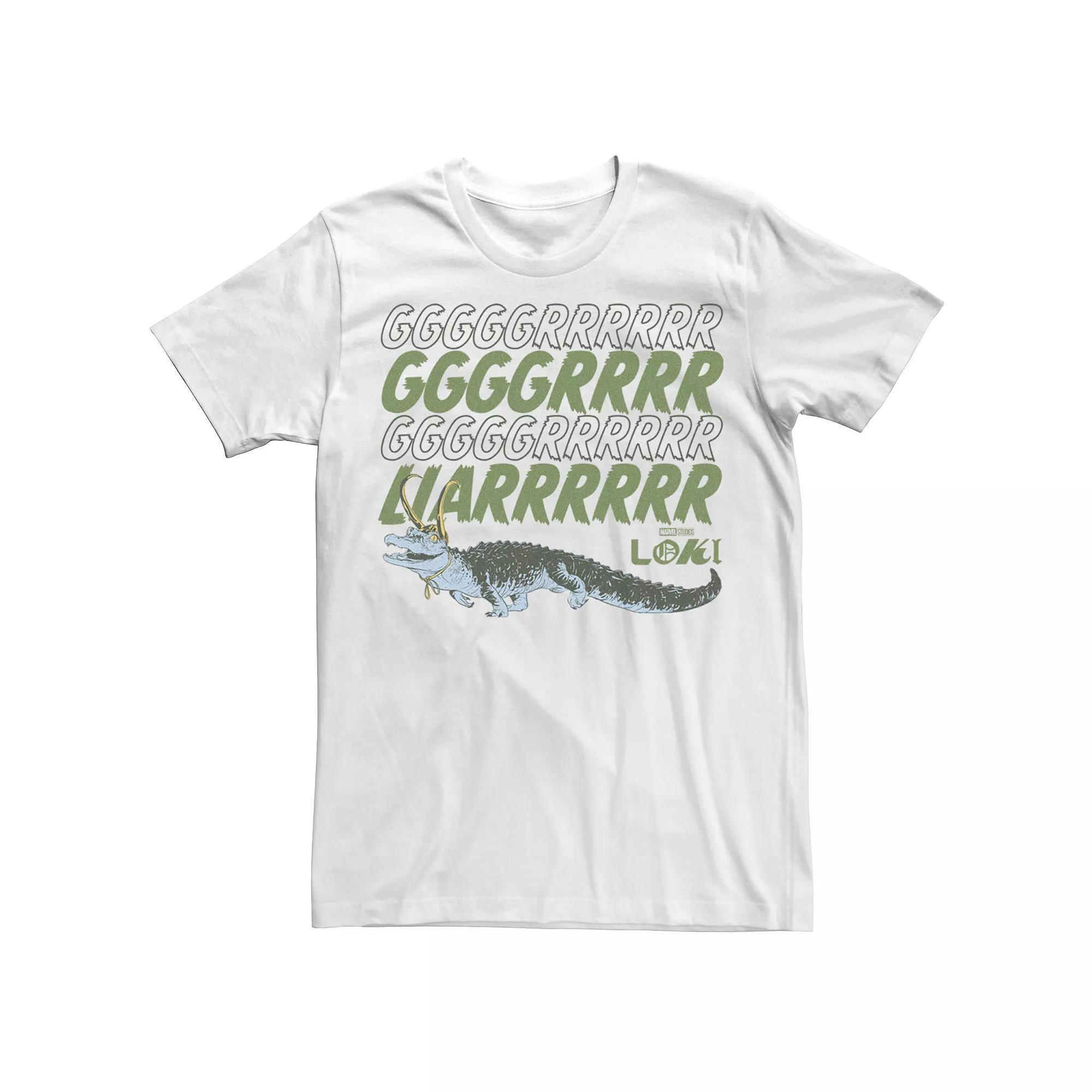 Men's Marvel Loki Alligator Loki GRGRGRGRLIAR Portrait Tee, Boy's,  Product Image