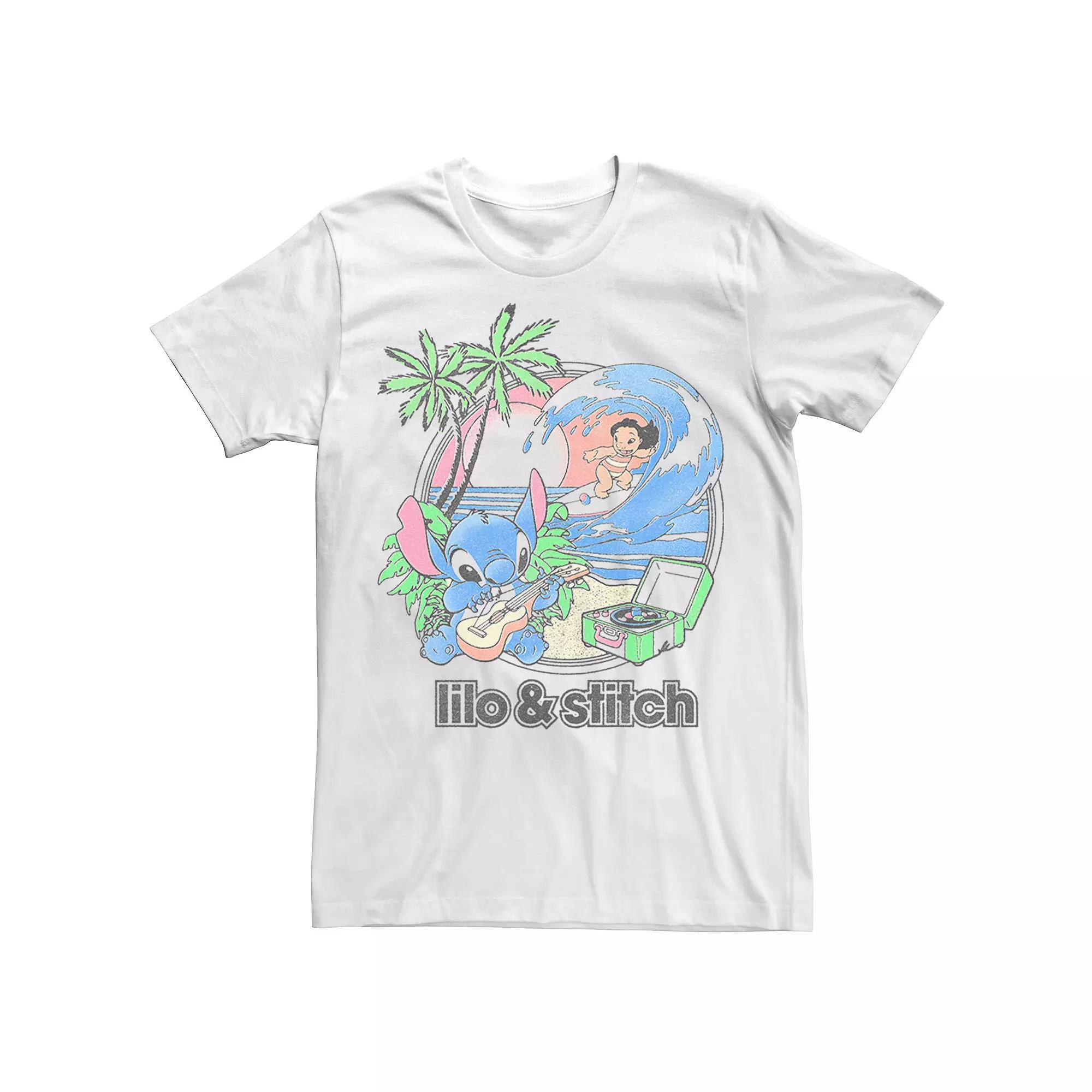 Men's Disney's Lilo & Stitch Beach Duo Tee,  Product Image