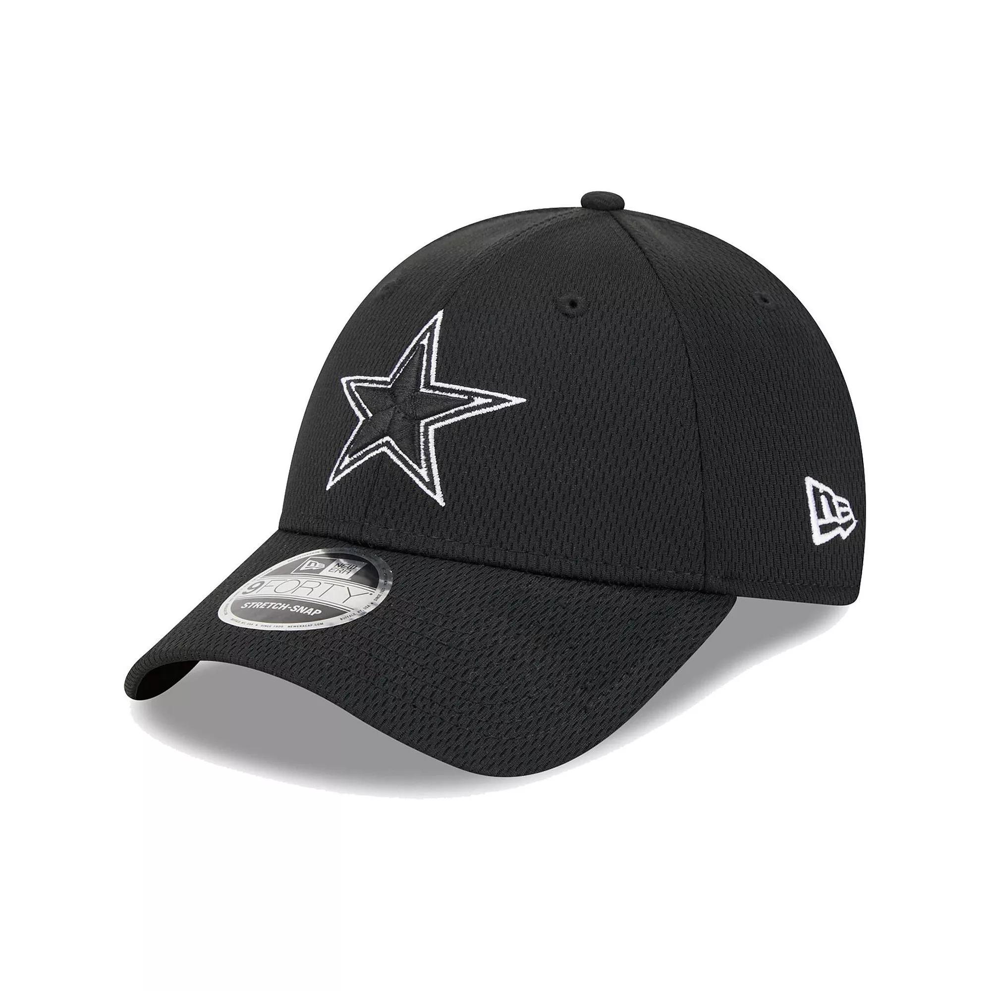 Men's New Era Black Dallas Cowboys Main B-Dub 9FORTY Adjustable Hat Product Image