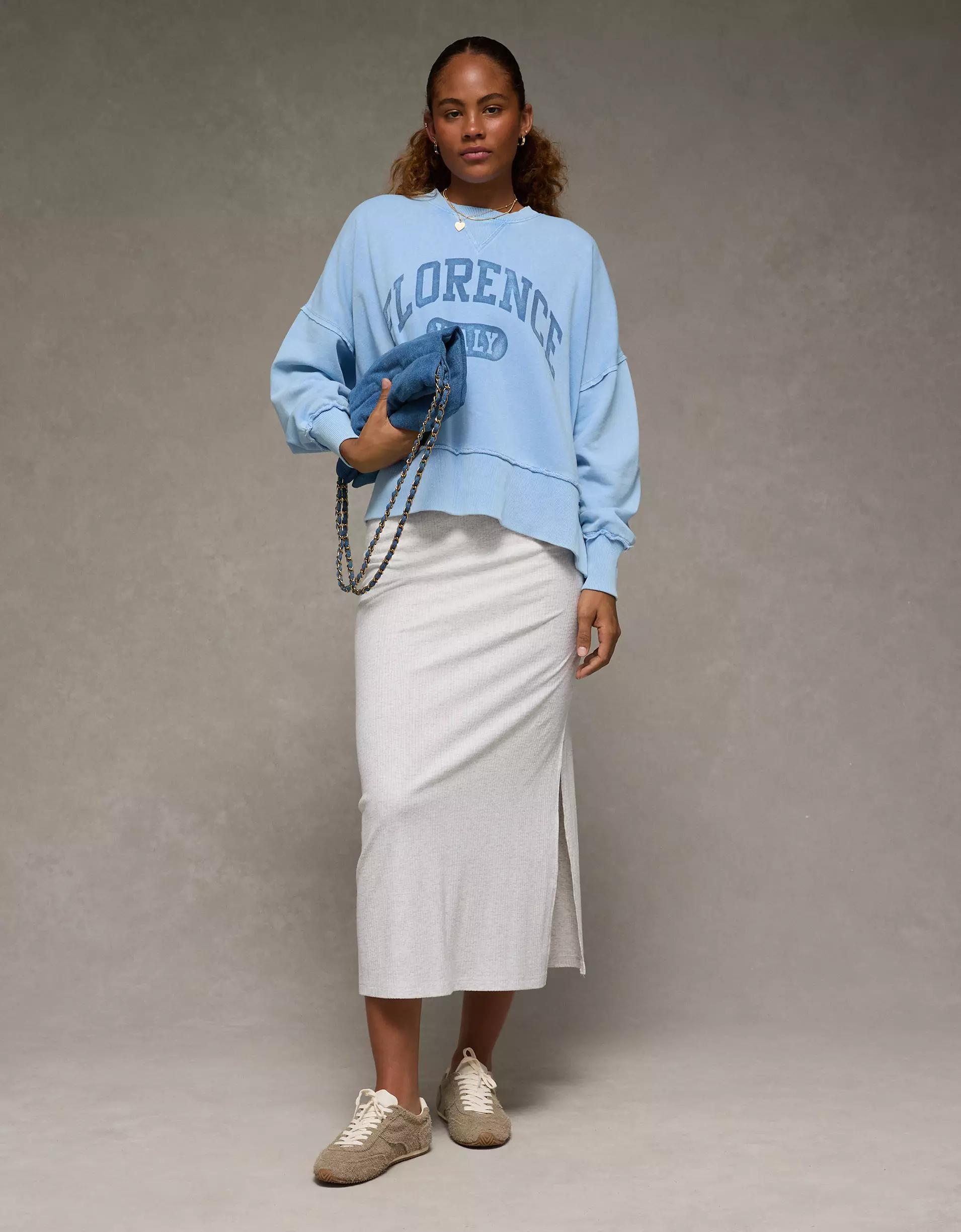 AE Big Hug Graphic Sweatshirt Product Image