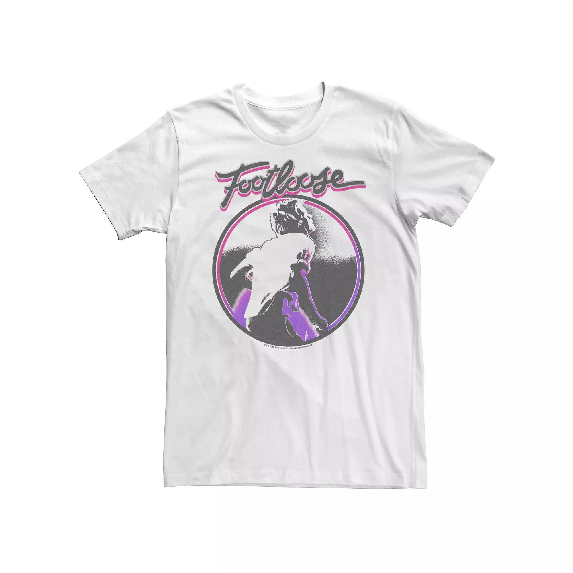 Big & Tall Footloose Ren McCormack Circle Portrait Title Graphic Tee, Men's,  Product Image