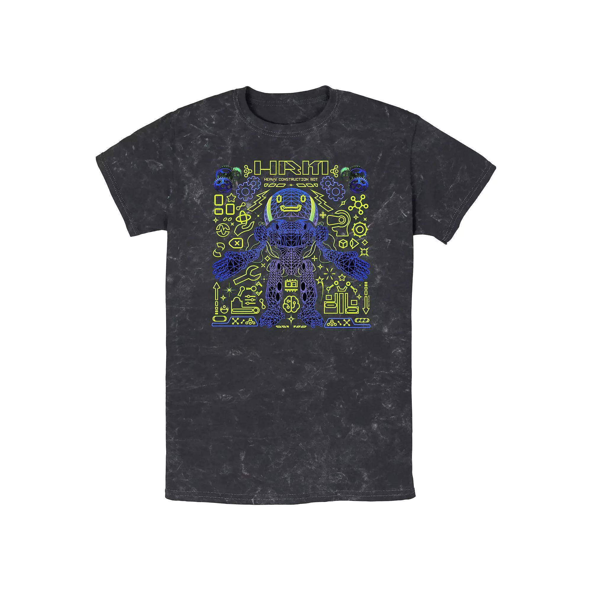 Men's The Electric State Heavy Construction Bot Mineral Wash Graphic Tee,  Product Image