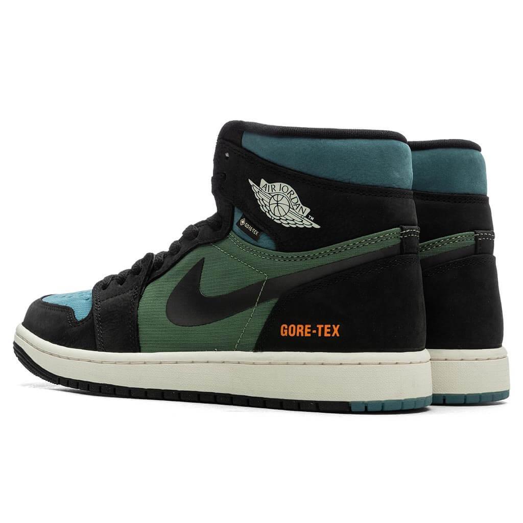 Air Jordan 1 Element 'Black Olive'- Black/Sky J Light Olive/Bright Mandarin Male Product Image