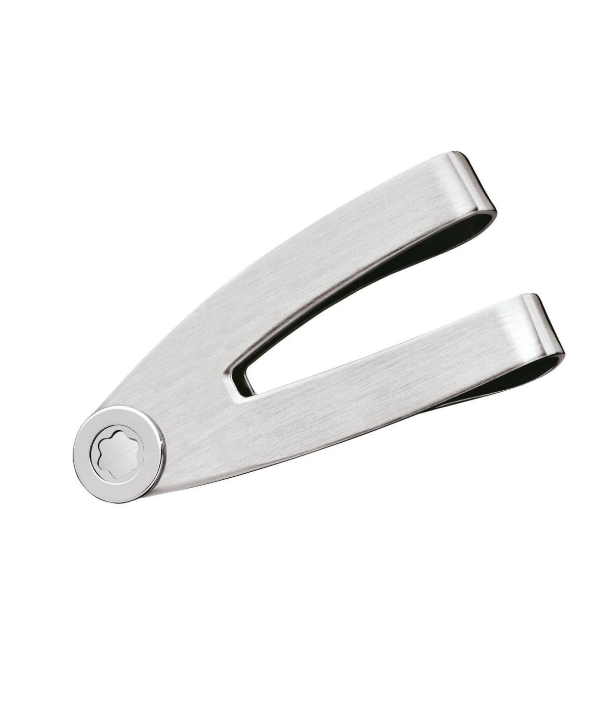 MONTBLANC V-shaped Brushed Matte Money Clip In No Color Product Image