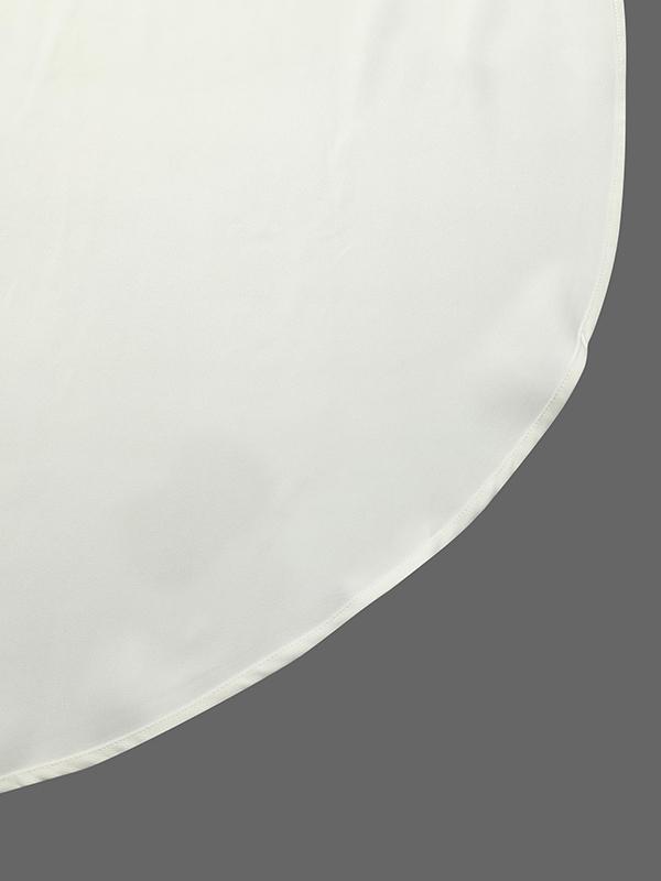 Flared Sleeves Half Sleeves Ruffle Trim Solid Color Deep V-Neck Blouses&Shirts Tops Outerwear Product Image