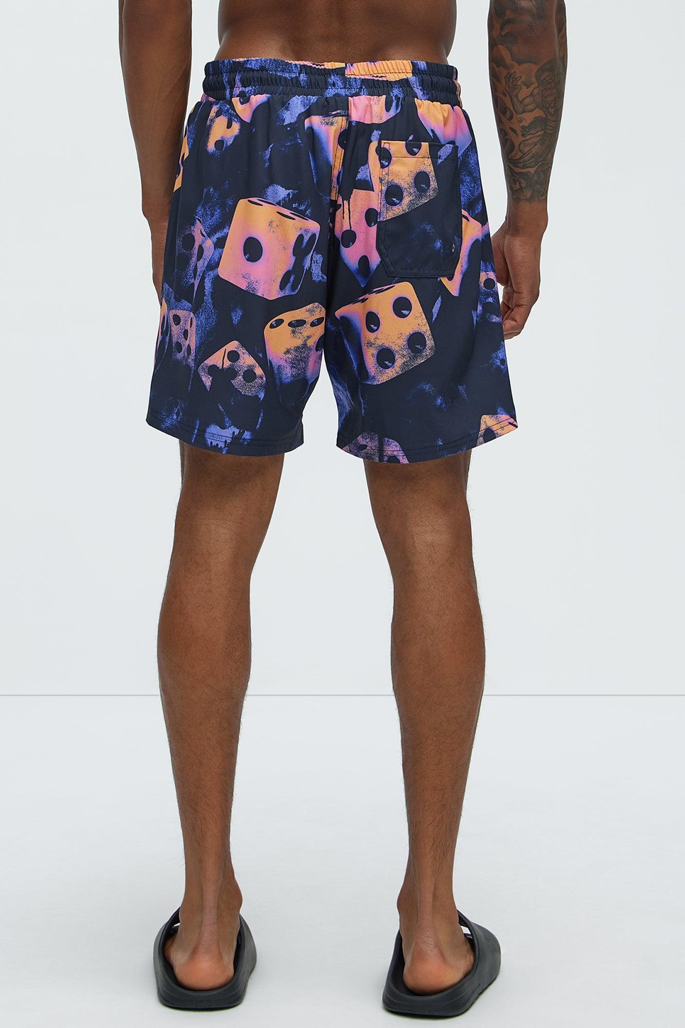 Ombre Dice Swim Classic Trunk - Multi Color Product Image