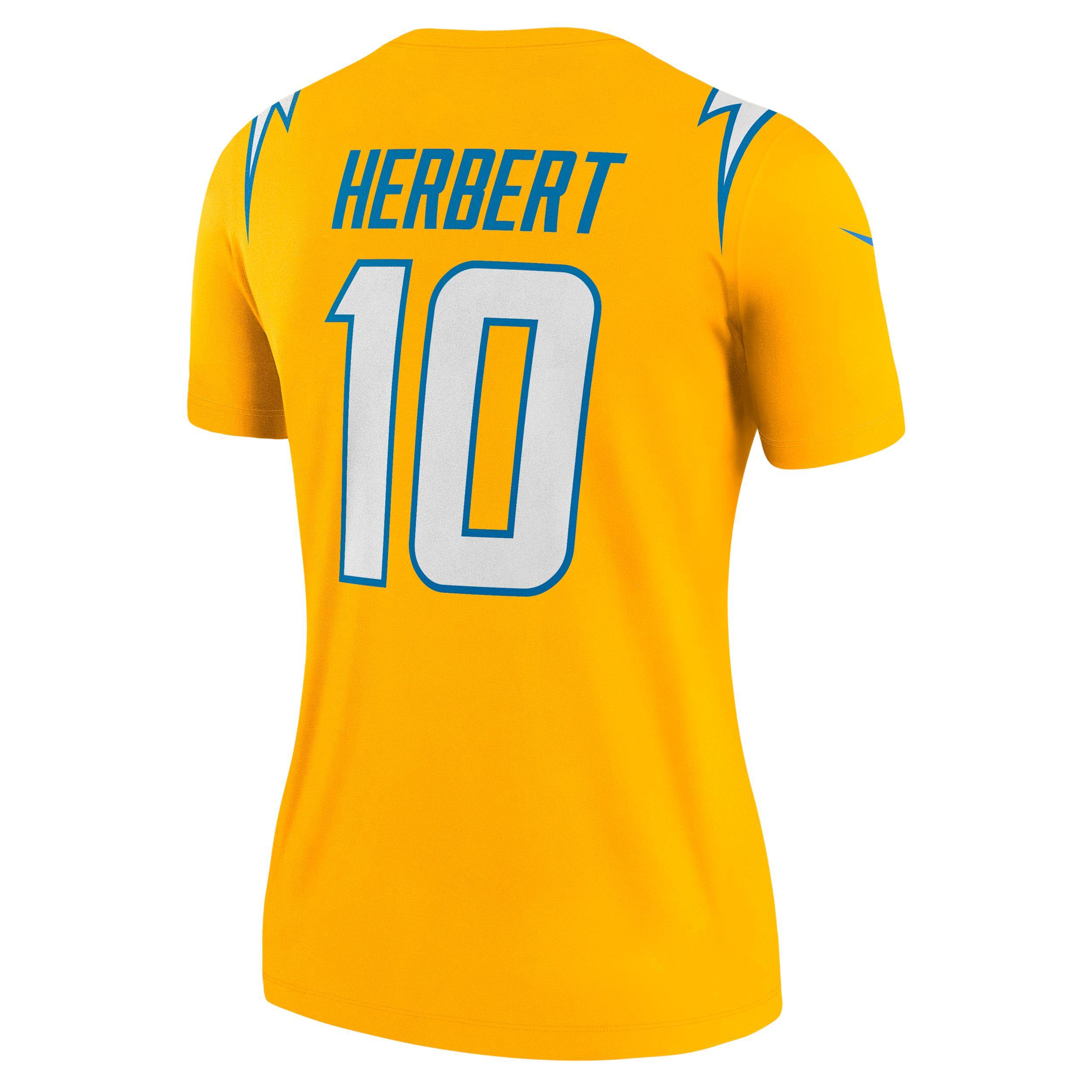 Justin Herbert Los Angeles Chargers Nike Womens Dri-FIT NFL Legend Jersey | 94NW0FAL97F-9Z3 Product Image