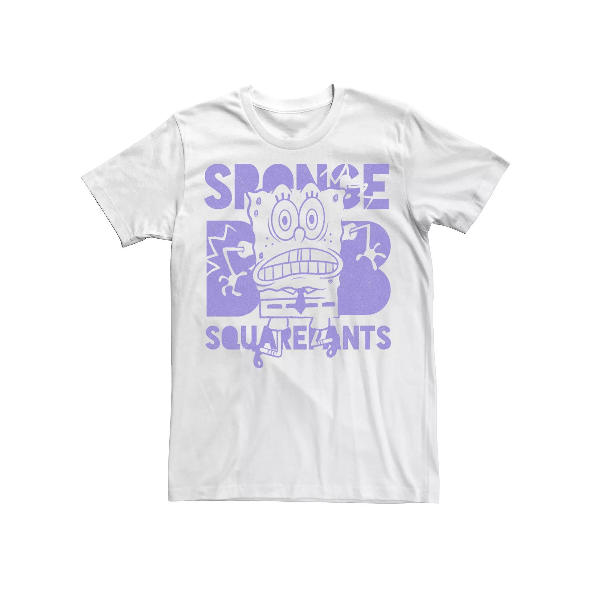 Men's SpongeBob SquarePants Scared Face Tee,  Product Image