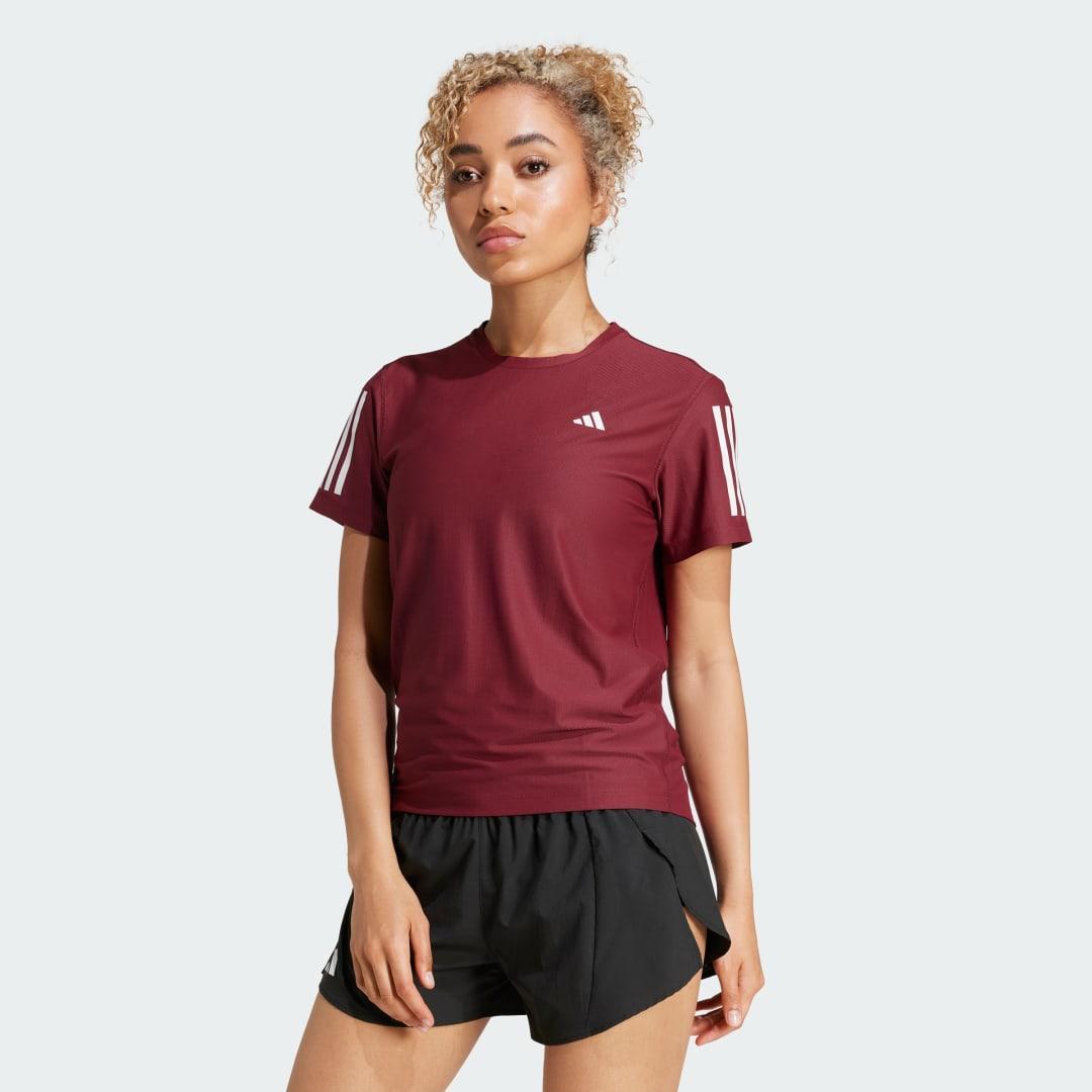 adidas Own The Run Tee White 2XS Womens Product Image