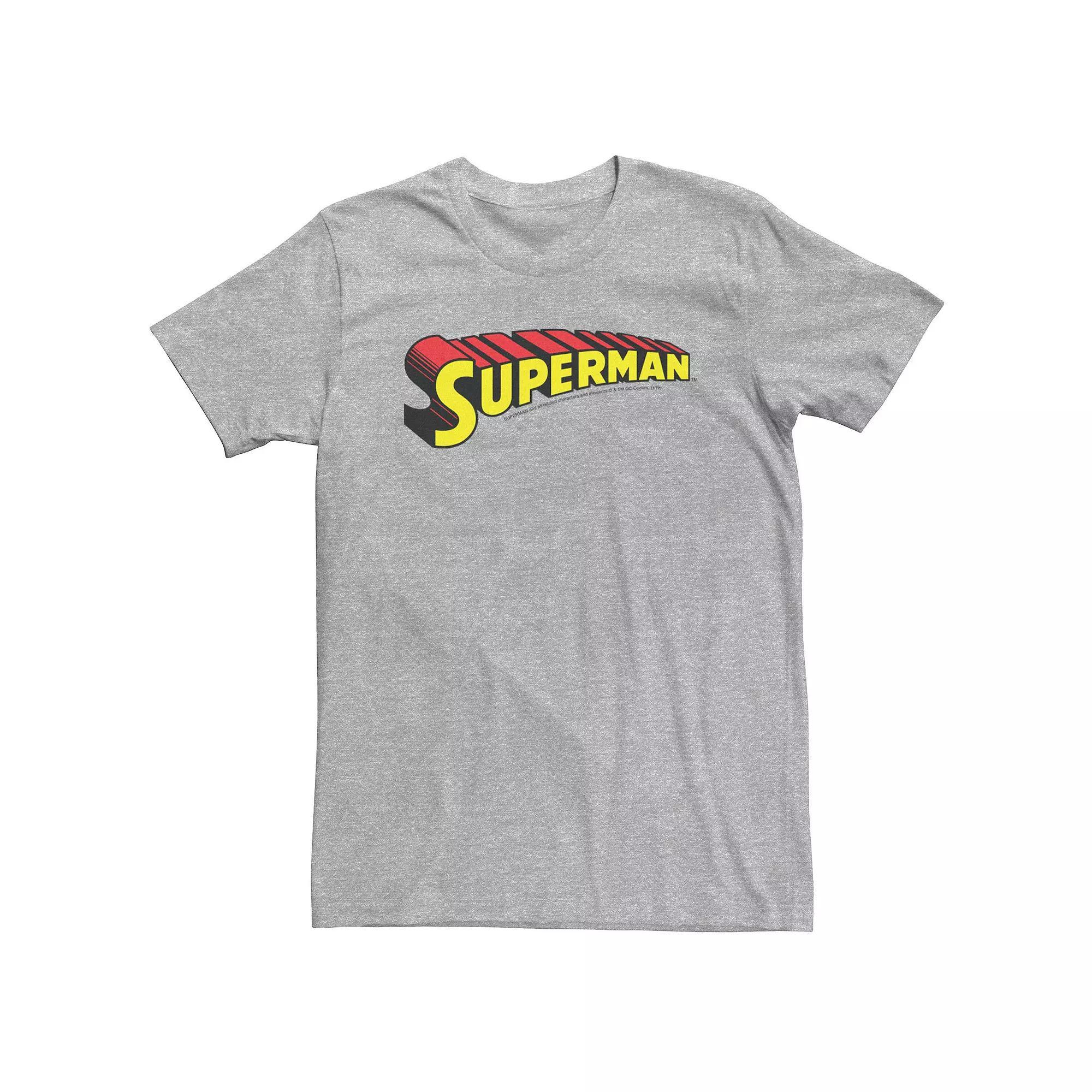 Big & Tall DC Comics Superman Bold Text Logo Tee, Men's,  Product Image
