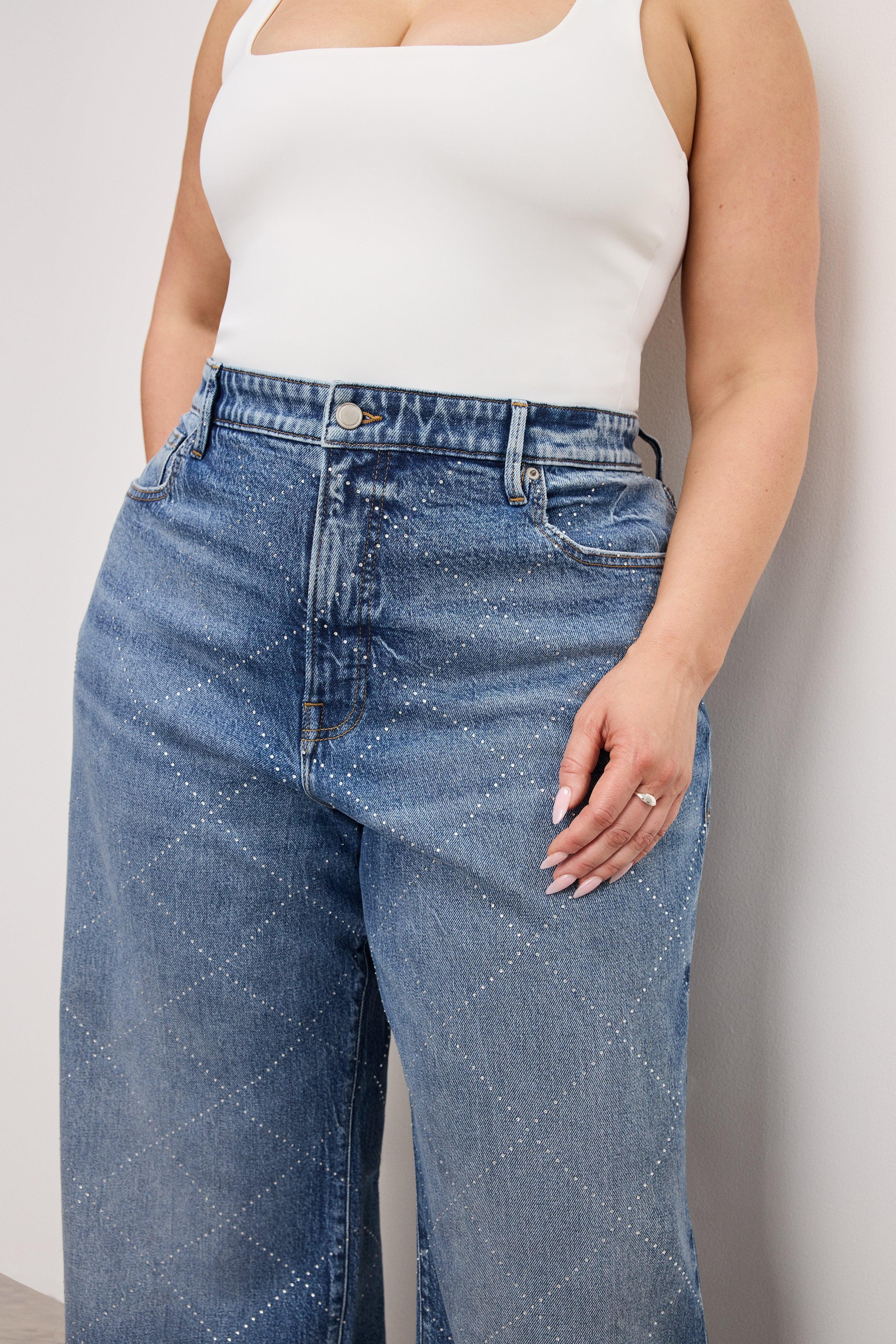 GOOD EASE RELAXED DIAMOND JEANS | INDIGO827 Product Image