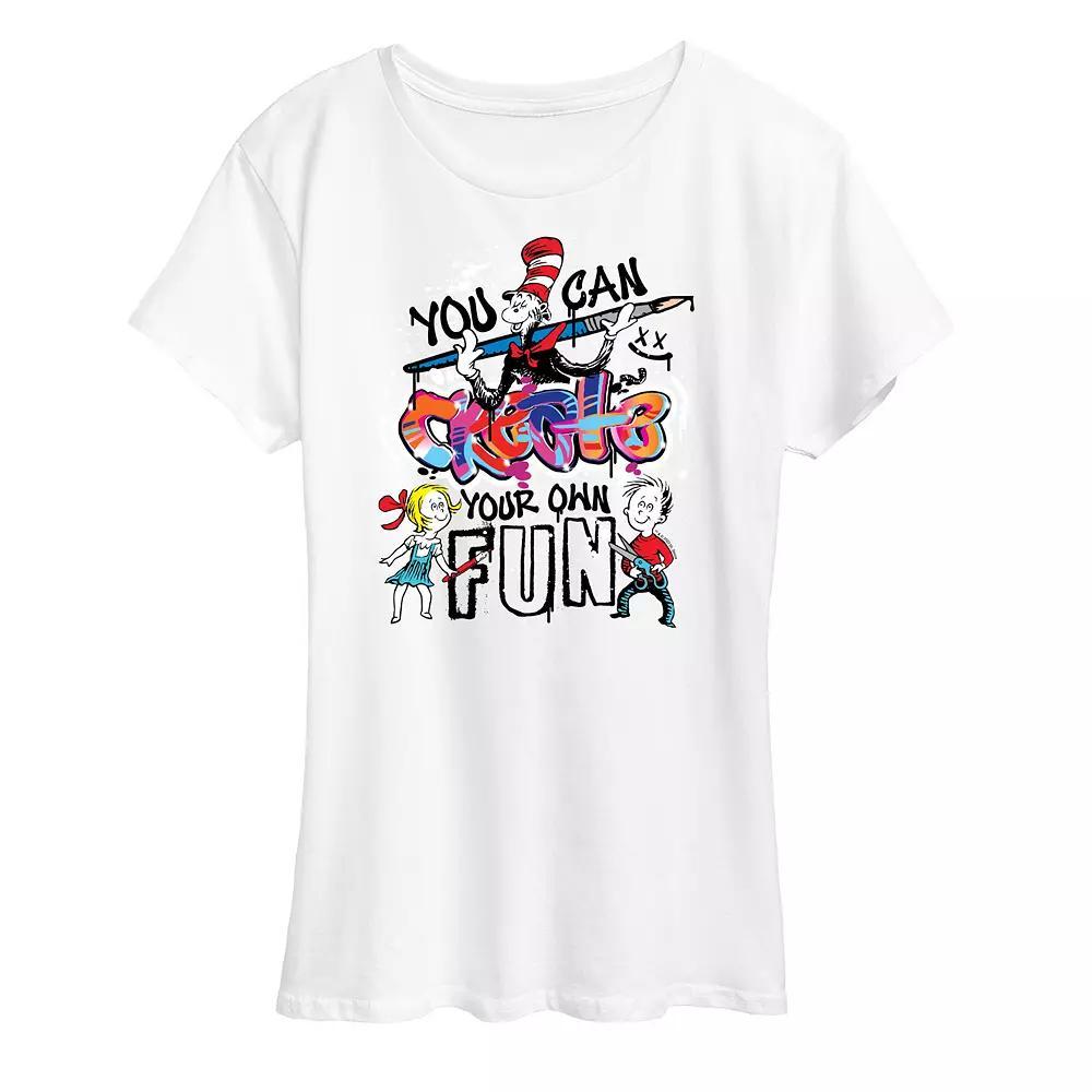 Women's Dr. Seuss Create Your Own Fun Graphic Tee,  Product Image