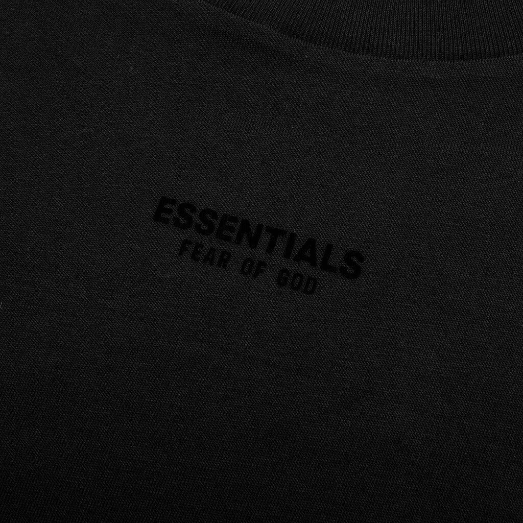 Essentials L/S Tee - Jet Black Male Product Image