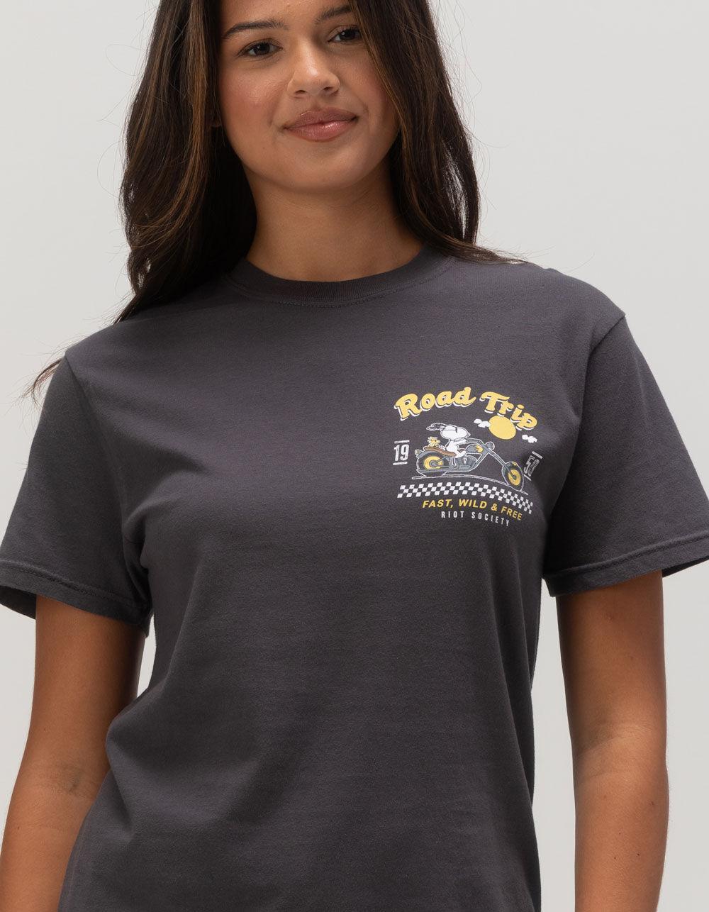 RIOT SOCIETY x Peanuts Road Trip Womens Tee Product Image