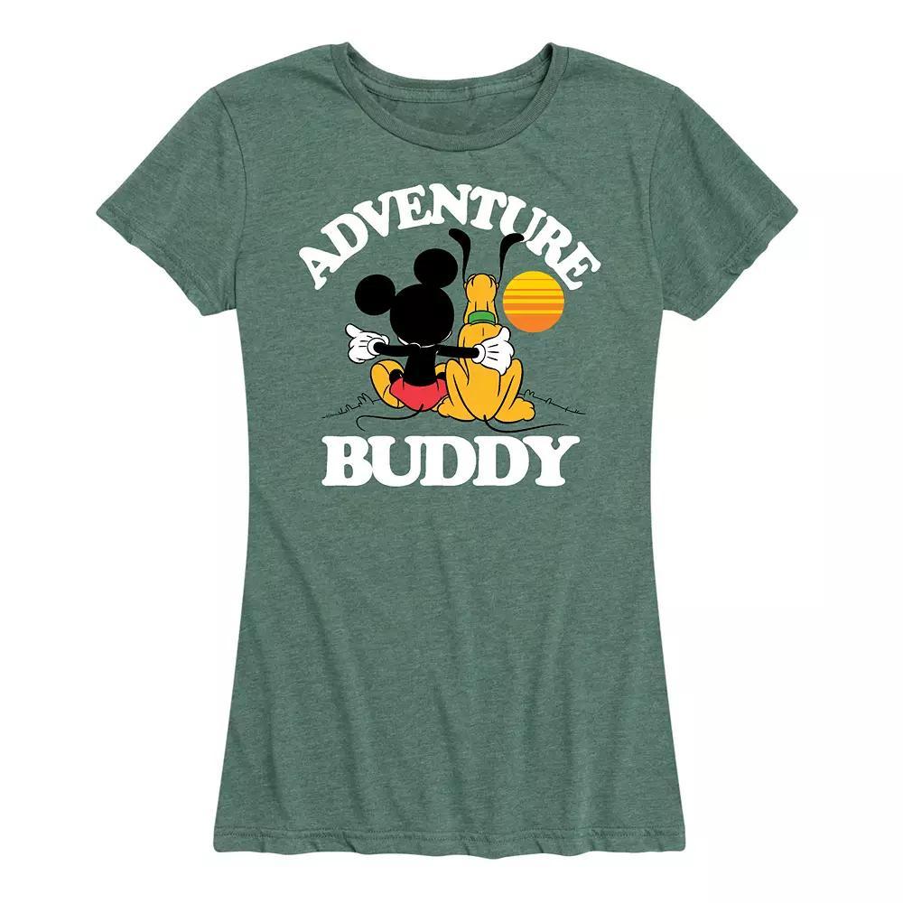 Disney's Mickey Mouse & Pluto Women's Adventure Partner Graphic Tee,  Product Image