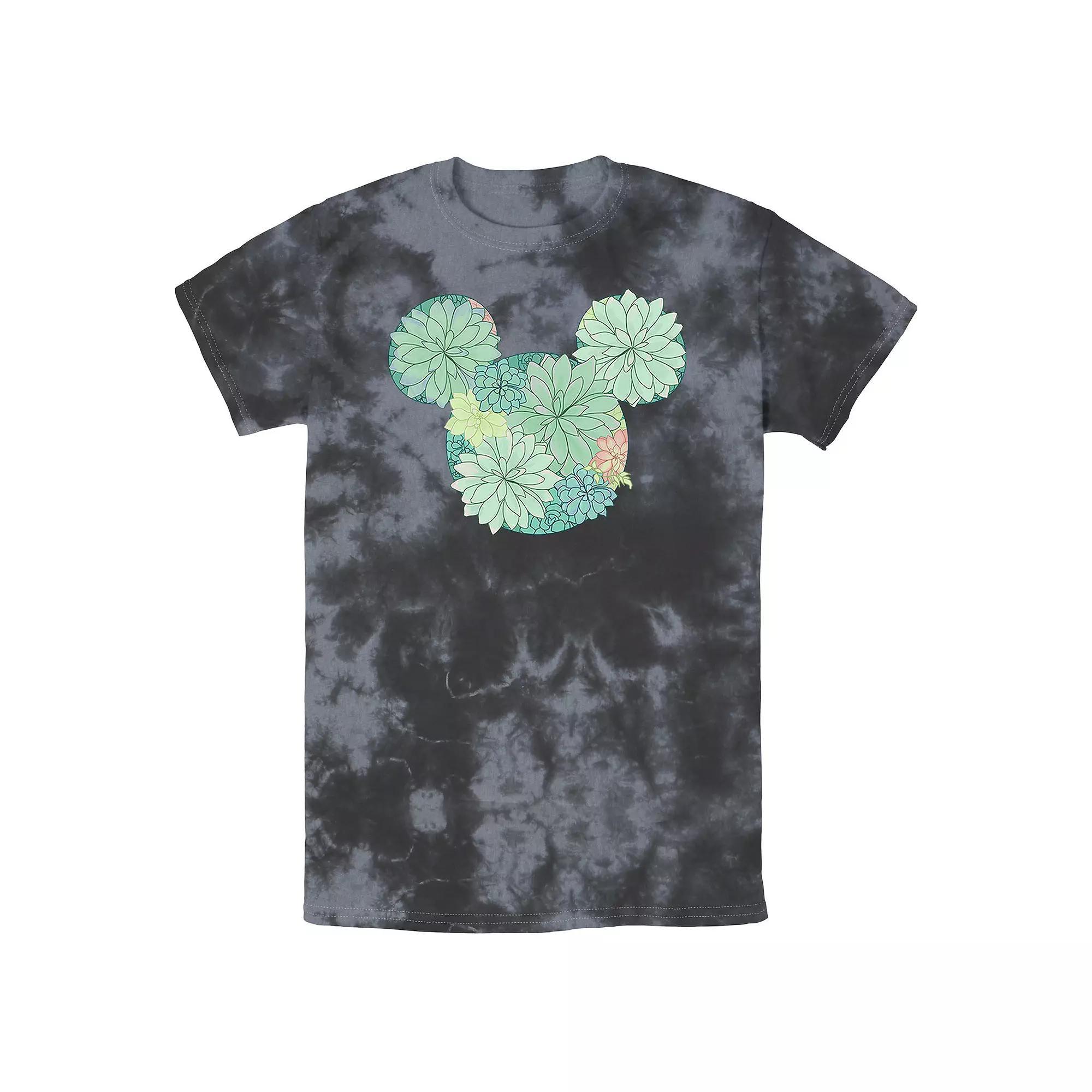 Men's Disney Mickey And Friends Mickey Succulent Fill Wash Tee,  Product Image