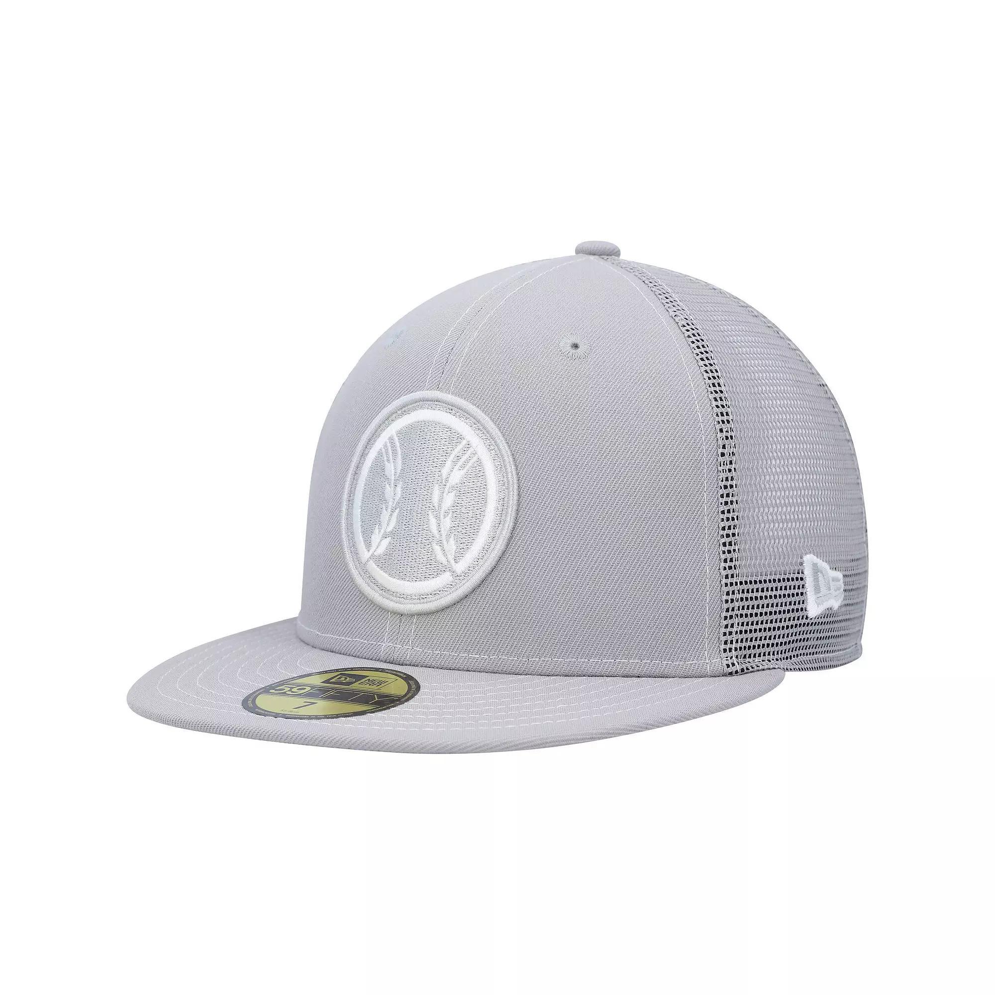 Men's New Era  Gray Milwaukee Brewers 2023 On-Field Batting Practice 59FIFTY Fitted Hat, Size: 7, Grey Product Image