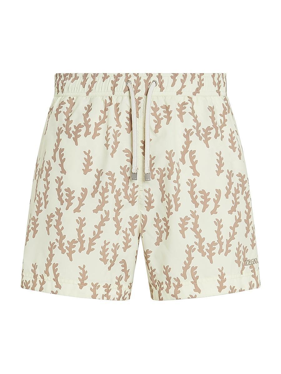 Mens Printed Swim Trunks Product Image