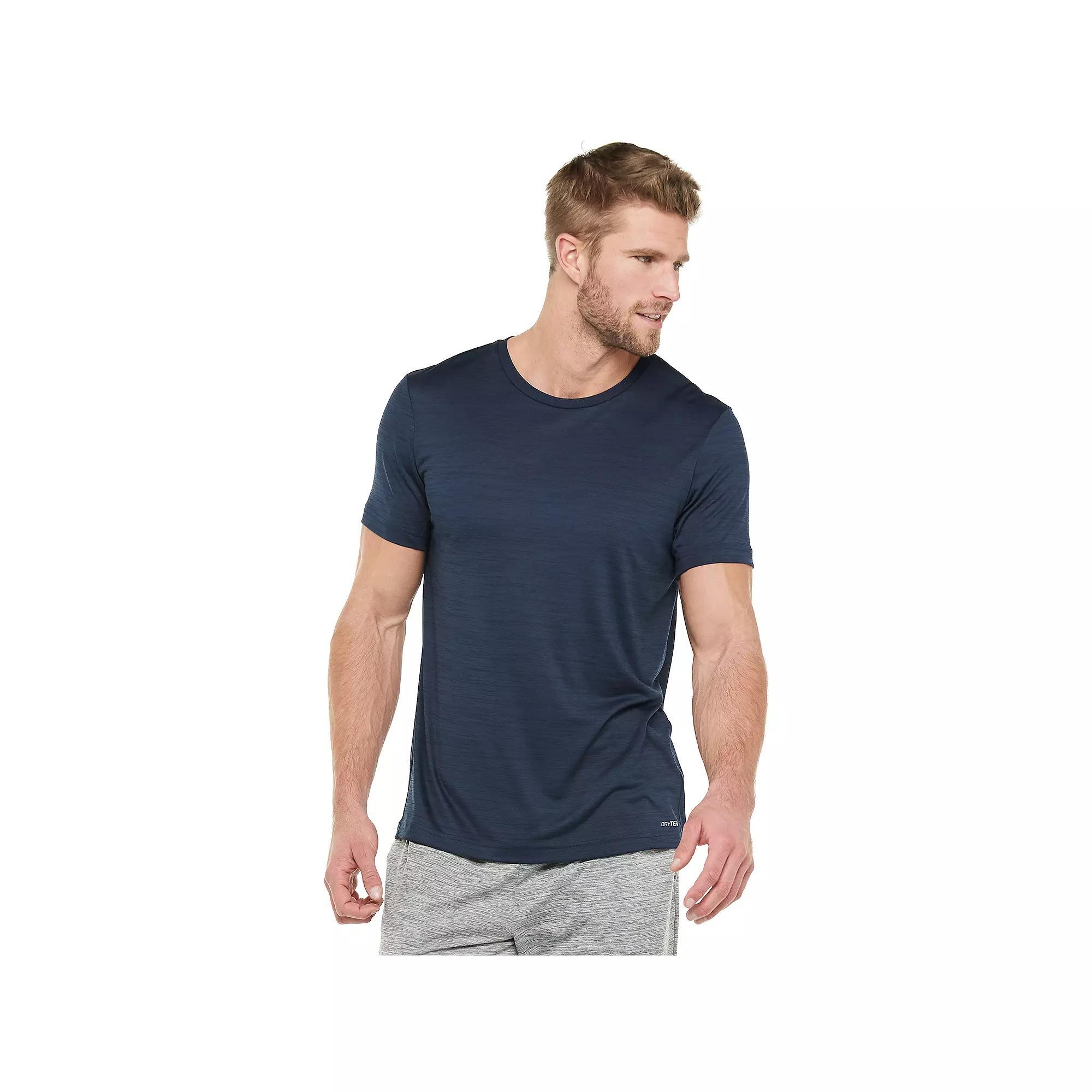 Men's Tek Gear® Dry Tek Tee, Size: Small, Dress Blues Black Product Image