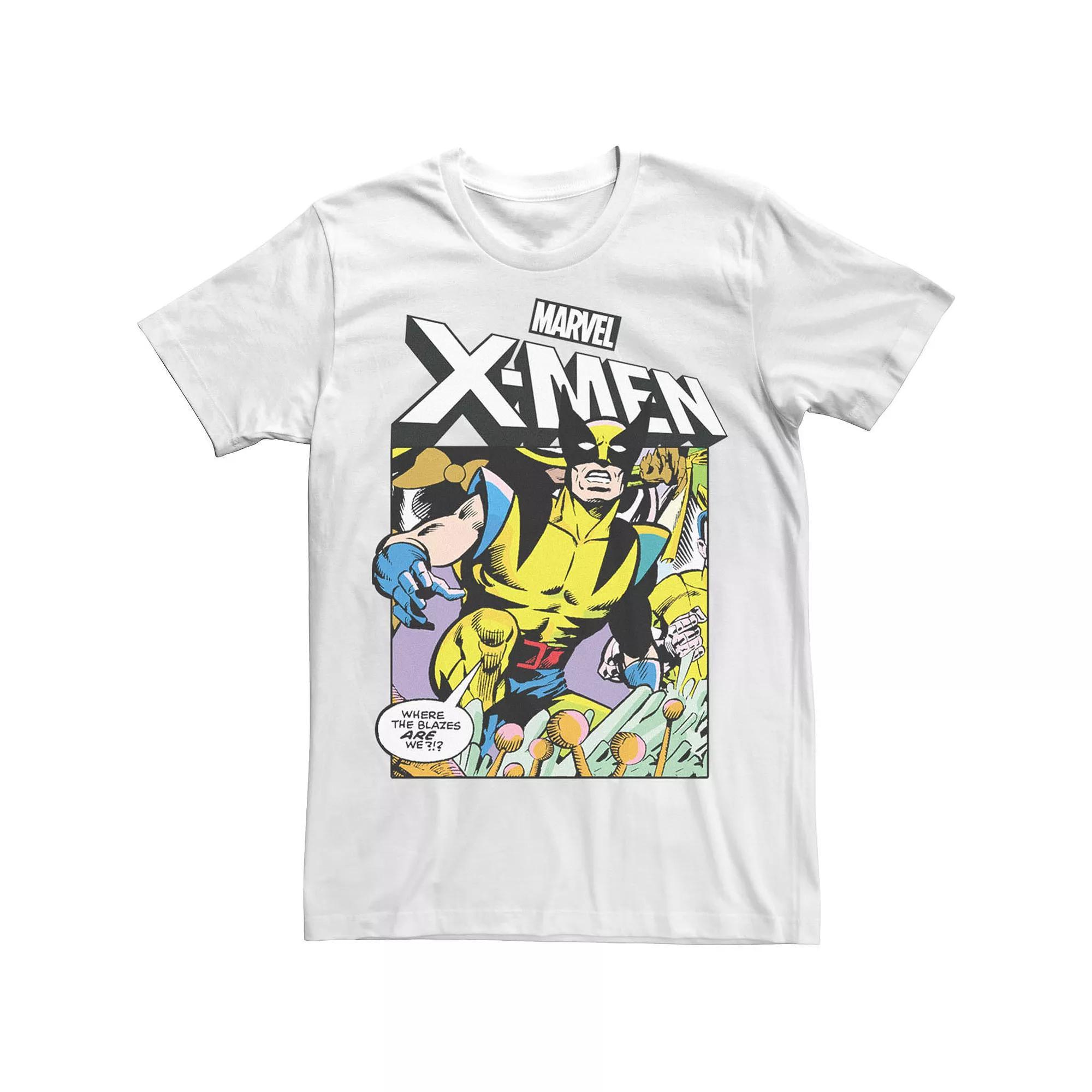 Men's Marvel X-Men C Strip Wolverine Comic Tee,  Product Image