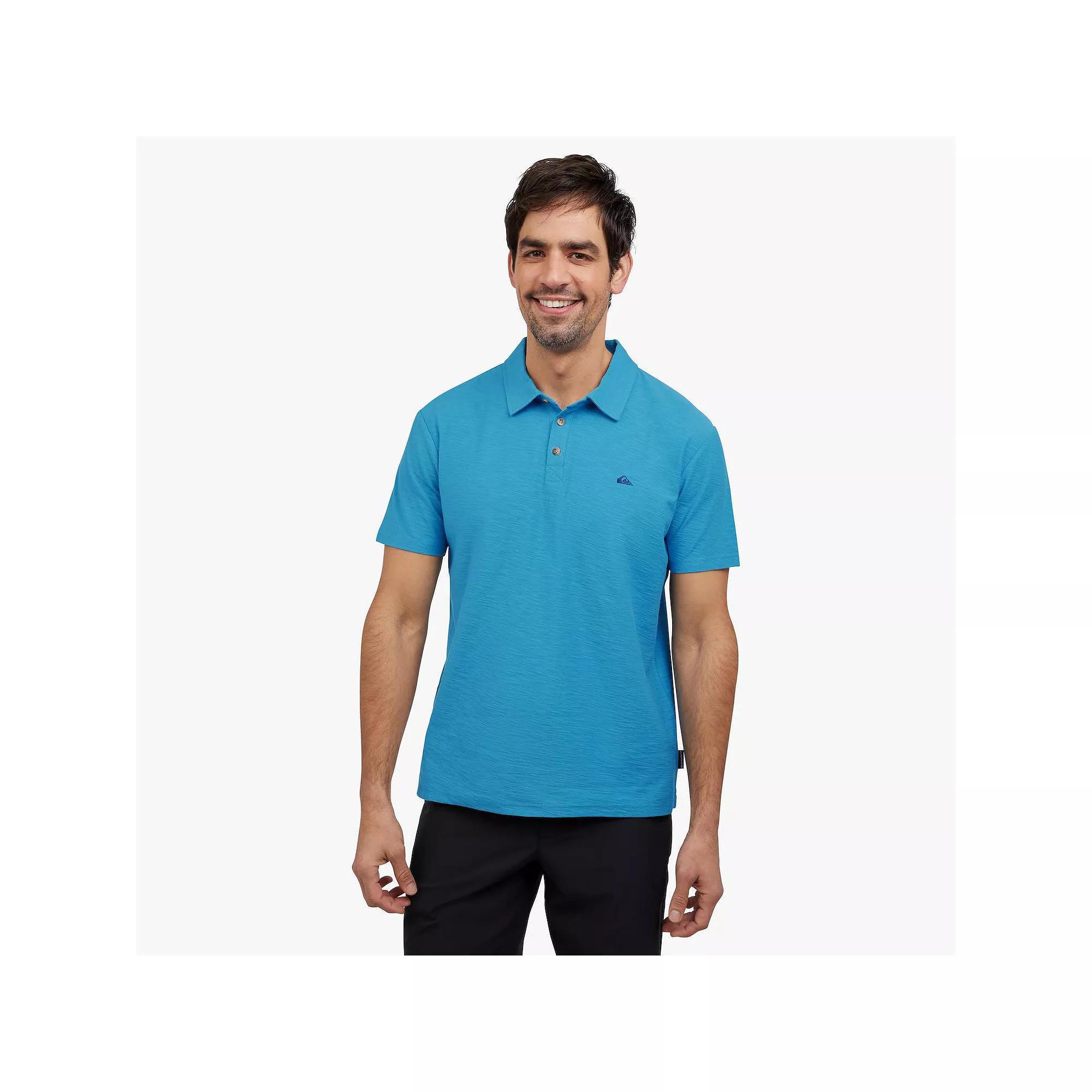 Men's Quiksilver Polo, Size: Small, Niagra Product Image