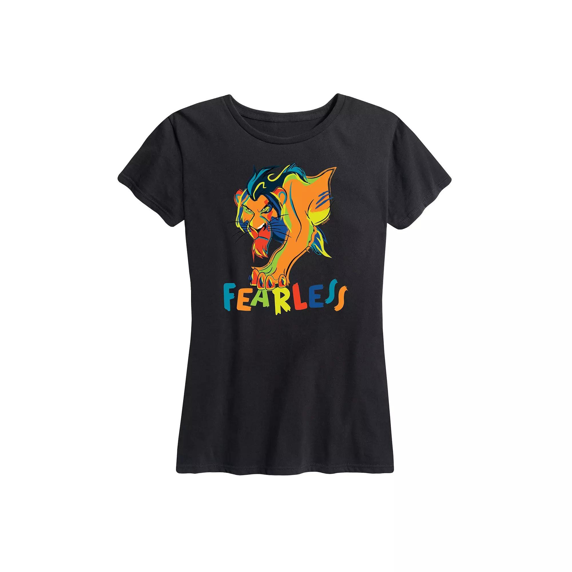 Disney's Lion King Scar Women's Fearless Graphic Tee,  Product Image
