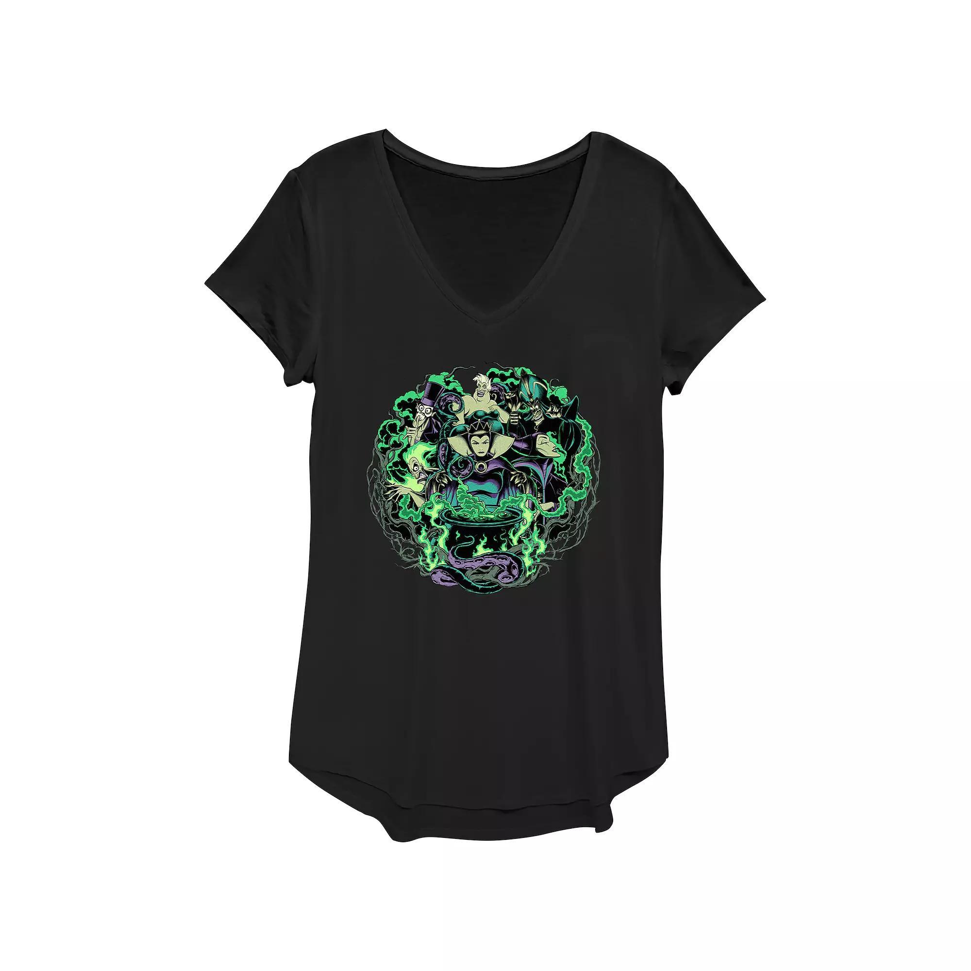 Disney Villains Juniors' Evil Magic Gathering Graphic Tee, Women's,  Product Image