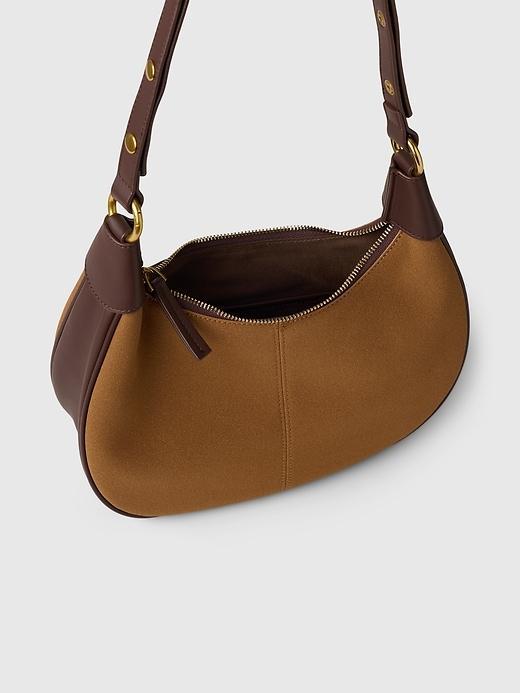 Vegan Suede Shoulder Bag Product Image