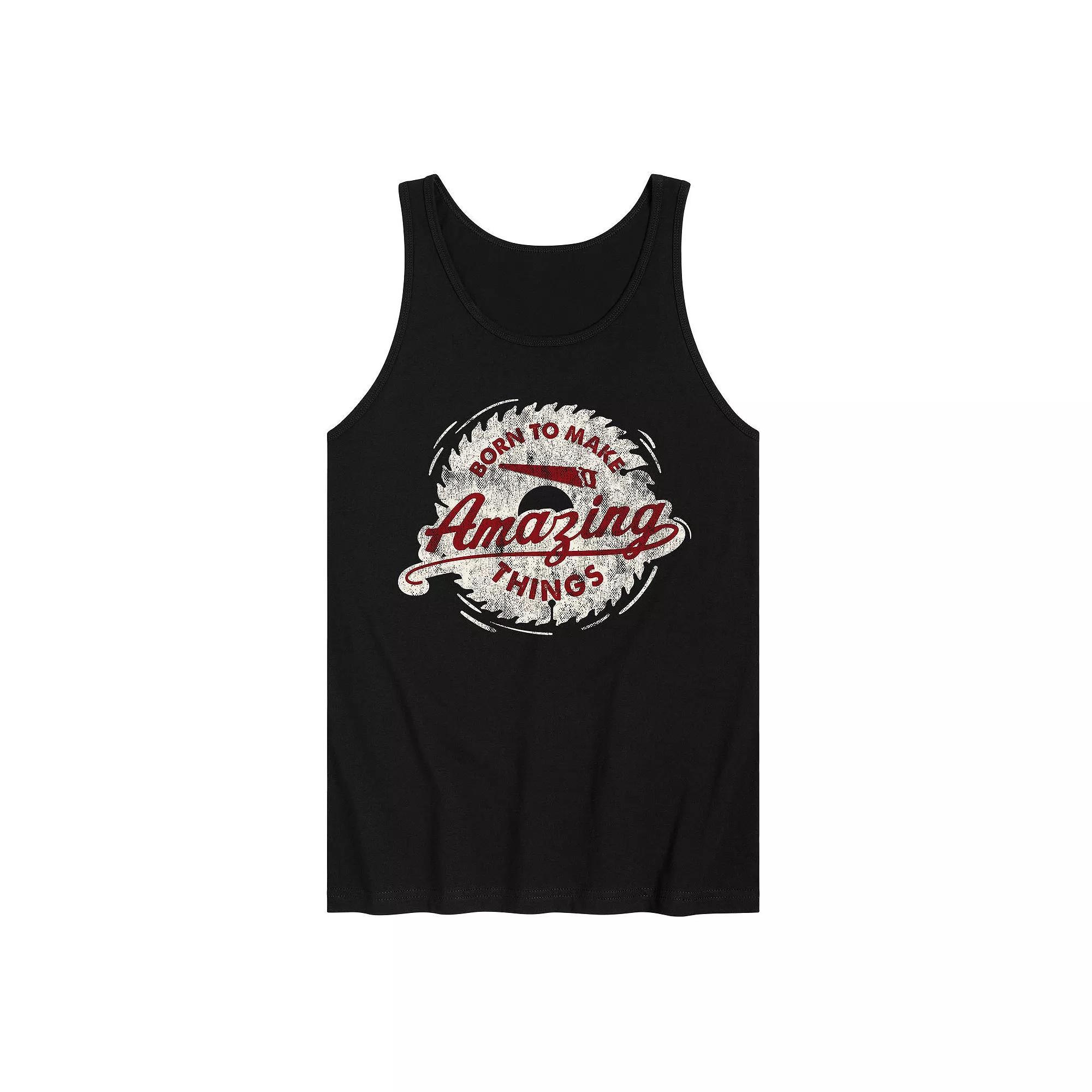 Men's Born To Make Amazing Things Tank Top,  Product Image