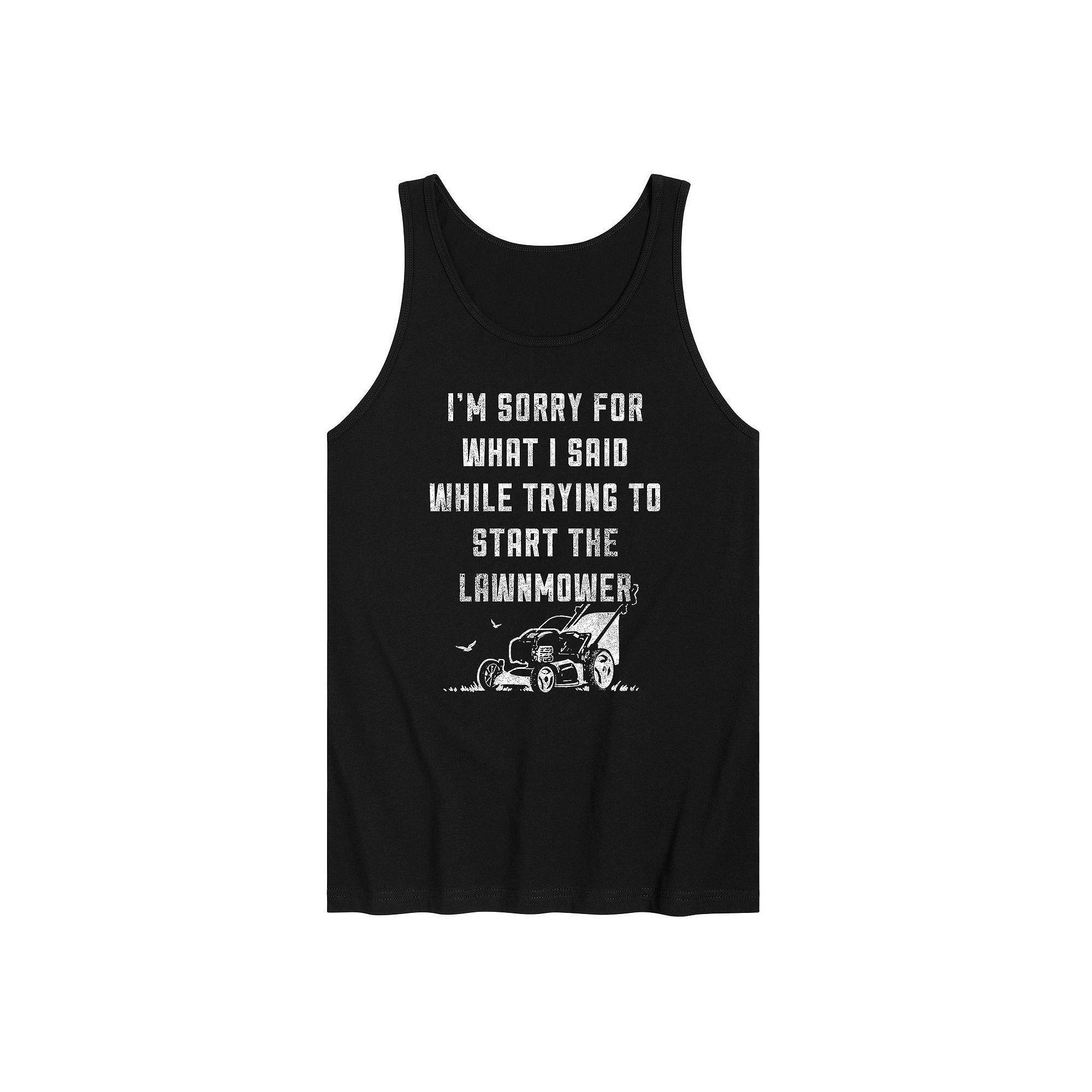 Men's Crusing Away Tank Top, Size: Large, Black Product Image