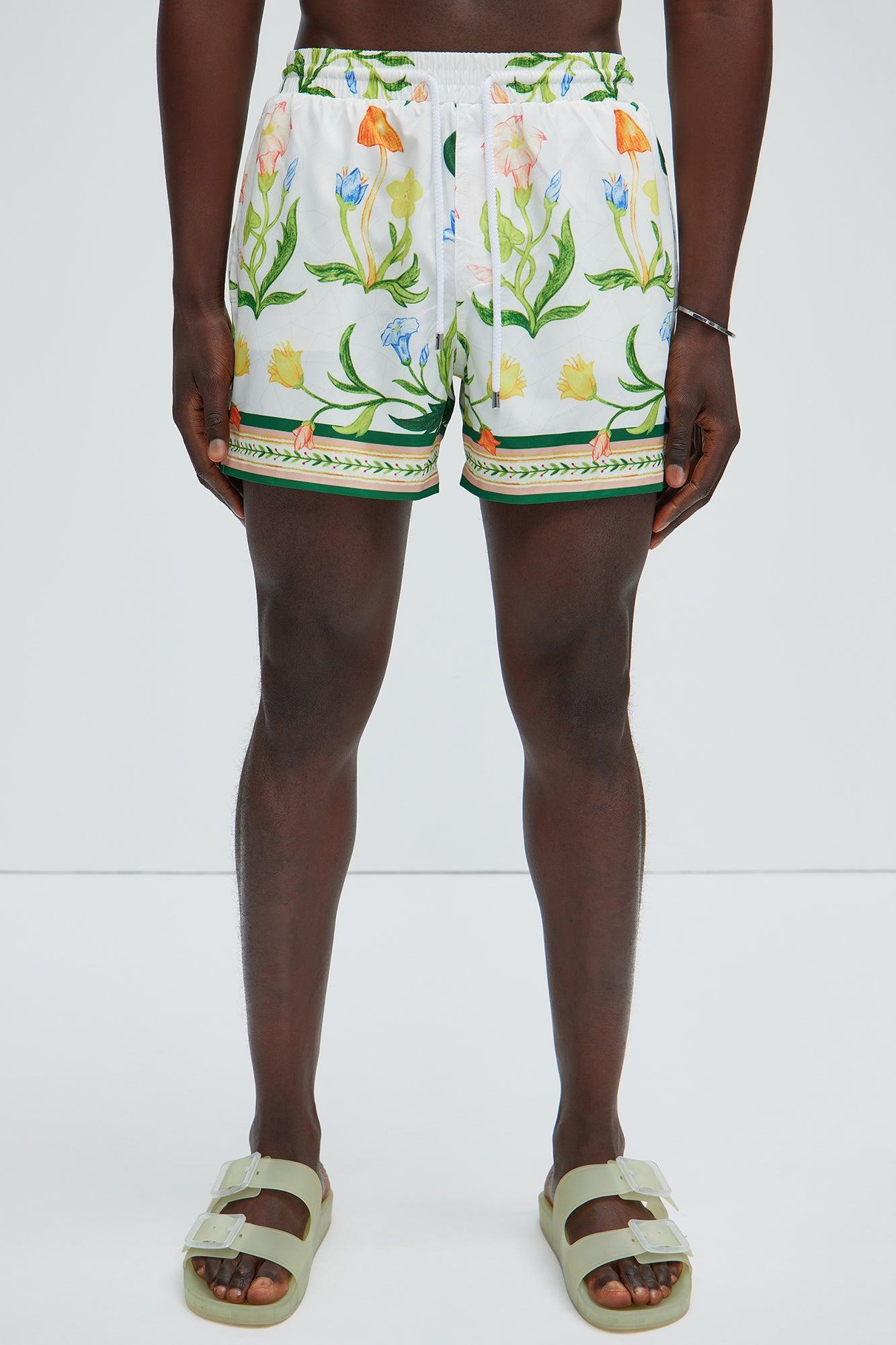 Deer Creek Swim Short Trunk - White/combo Product Image