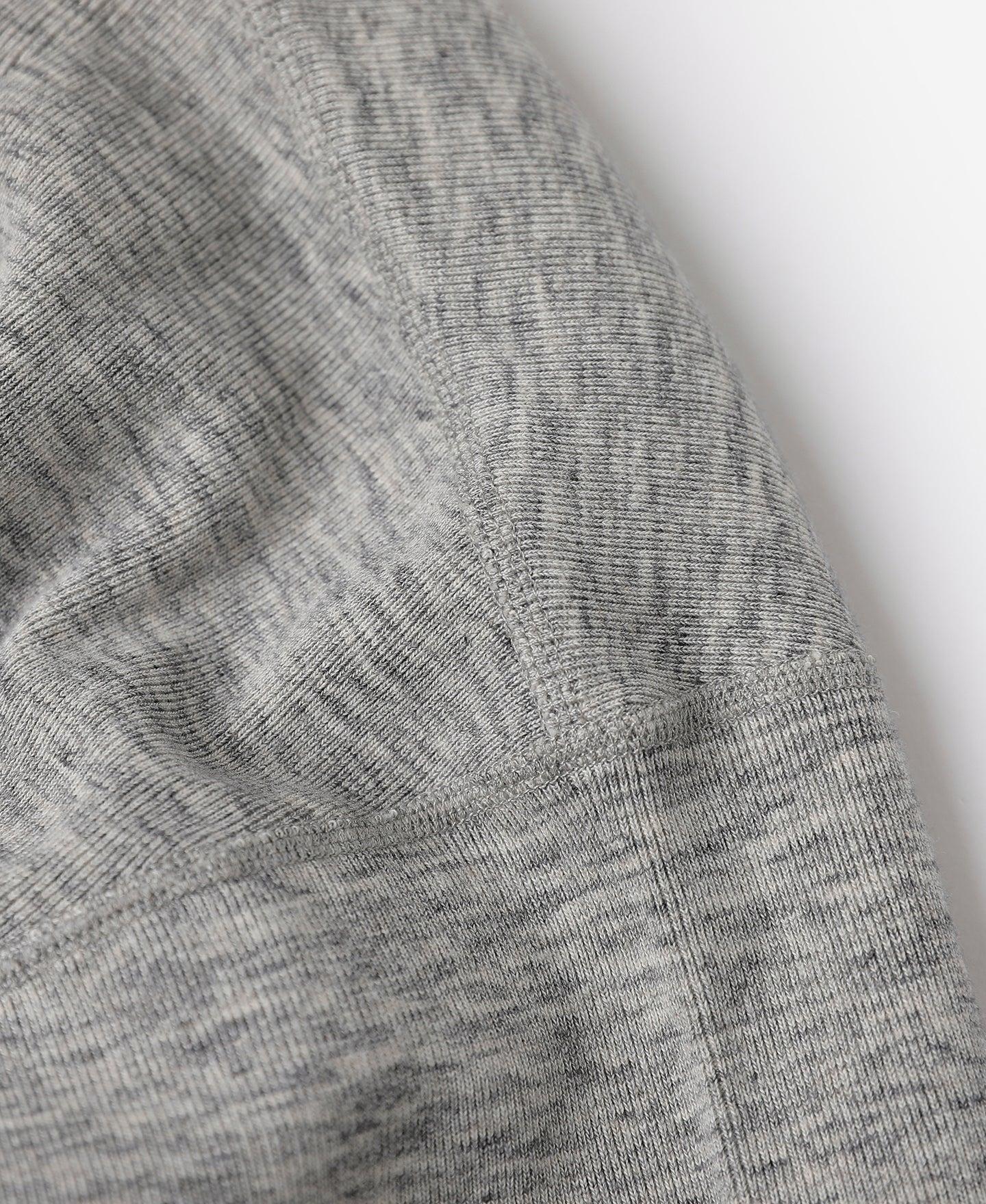 14 oz Side Closing Henley Shirt - Gray Product Image